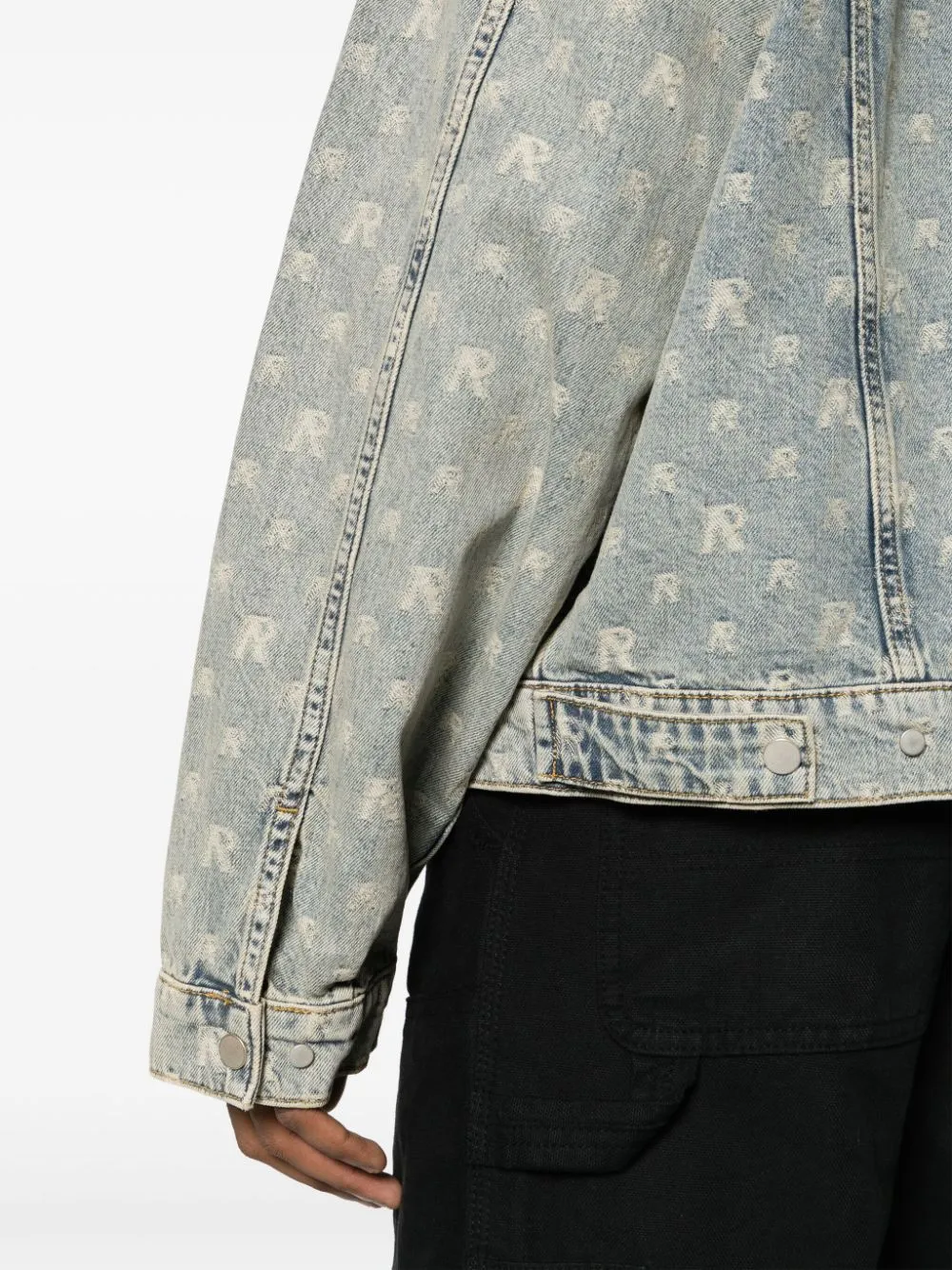 giacca denim monogram
