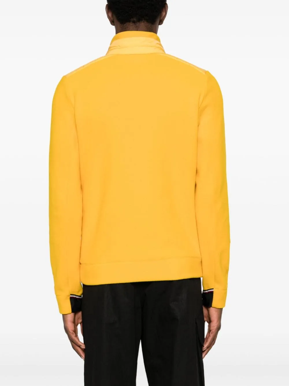 giacca gialla zip-up