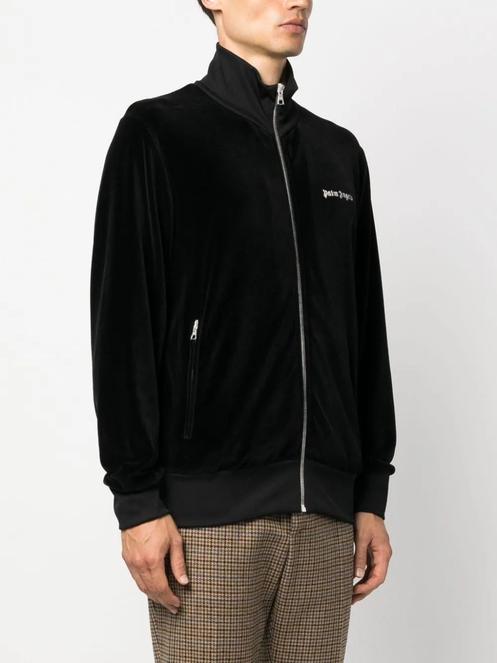giacca sportiva velluto nero