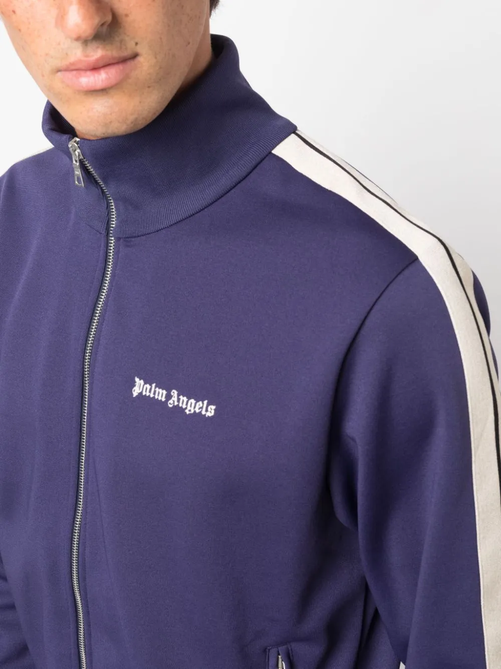 giacca track blu navy