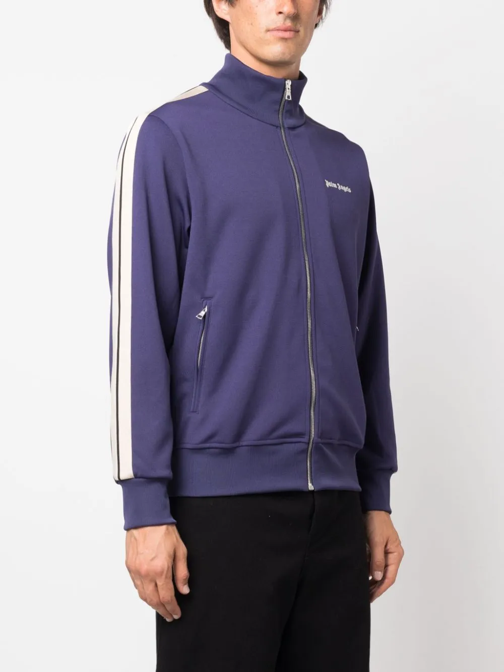 giacca track blu navy