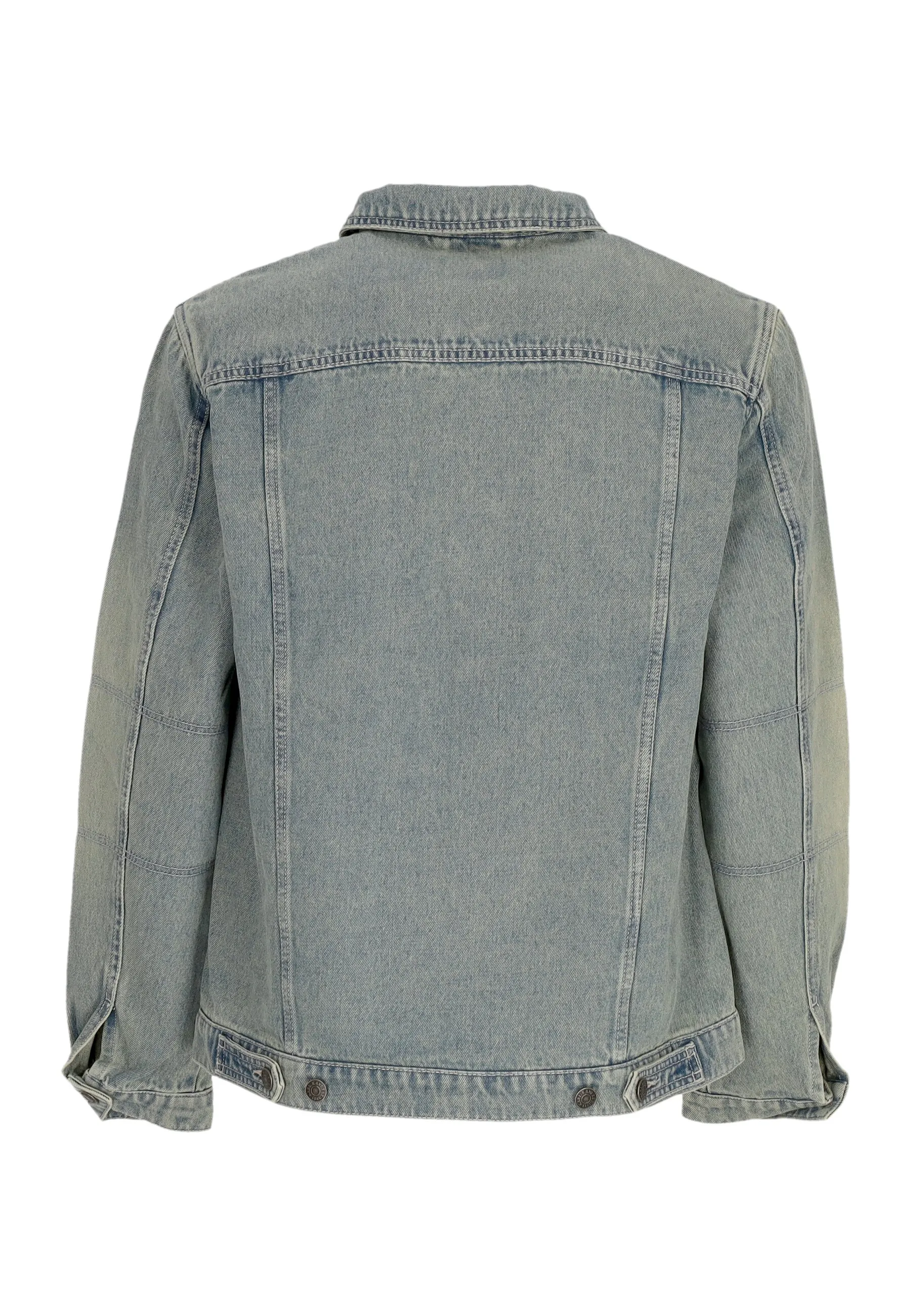 Giubbotto Jeans Uomo Og Os Padded Denim Jacket Blue Sand