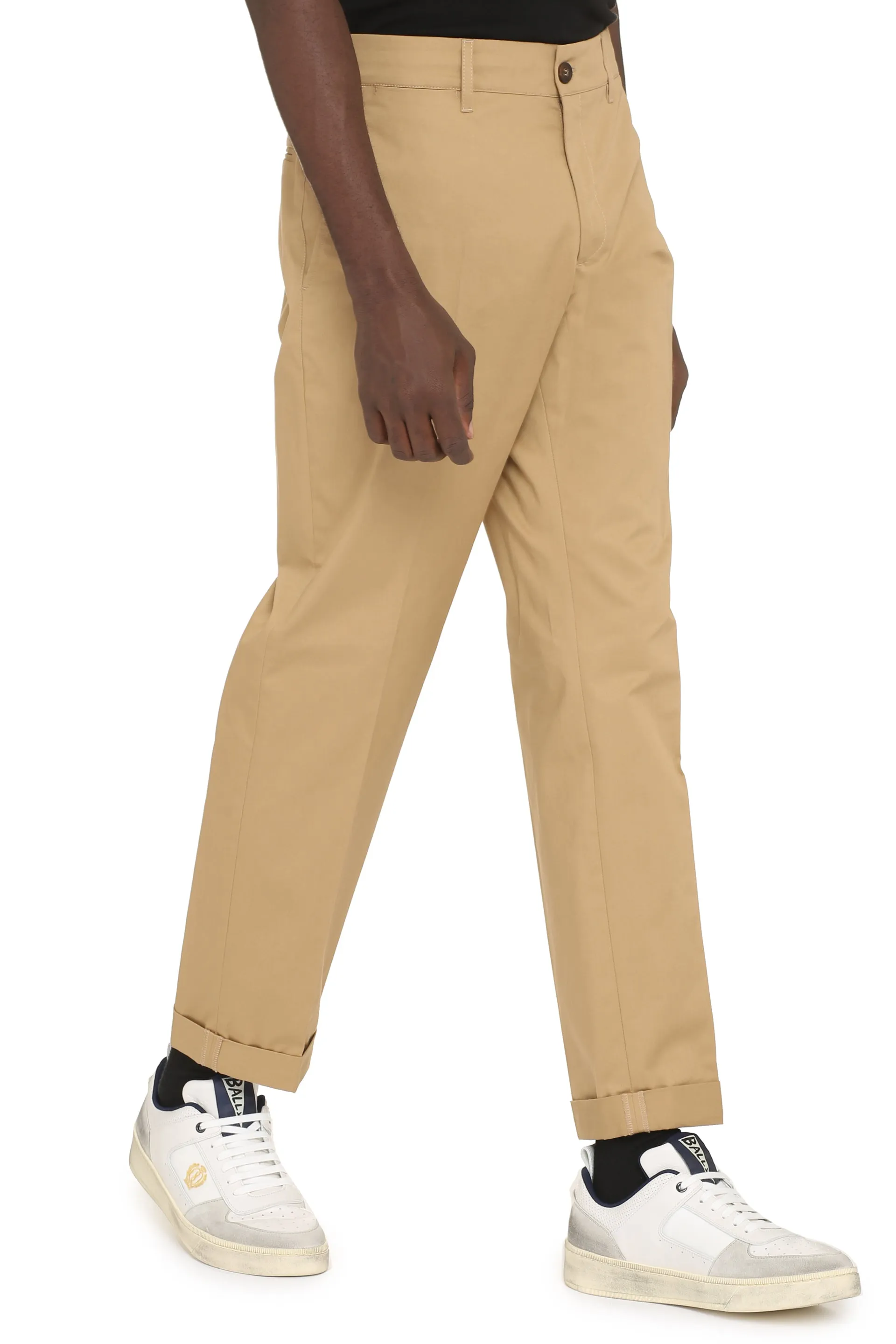 Golden Goose Pantaloni chino Conrad in cotone