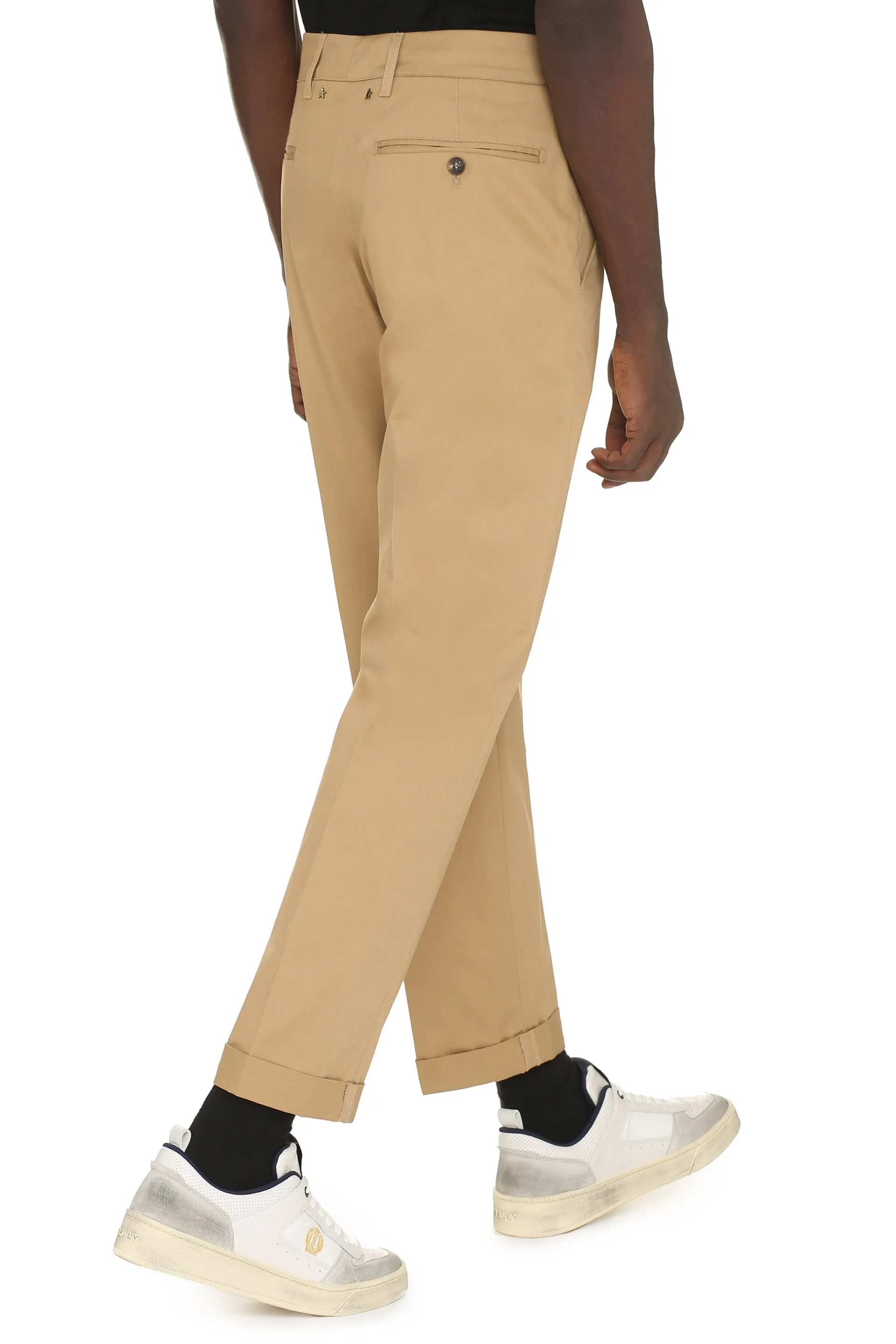 Golden Goose Pantaloni chino Conrad in cotone