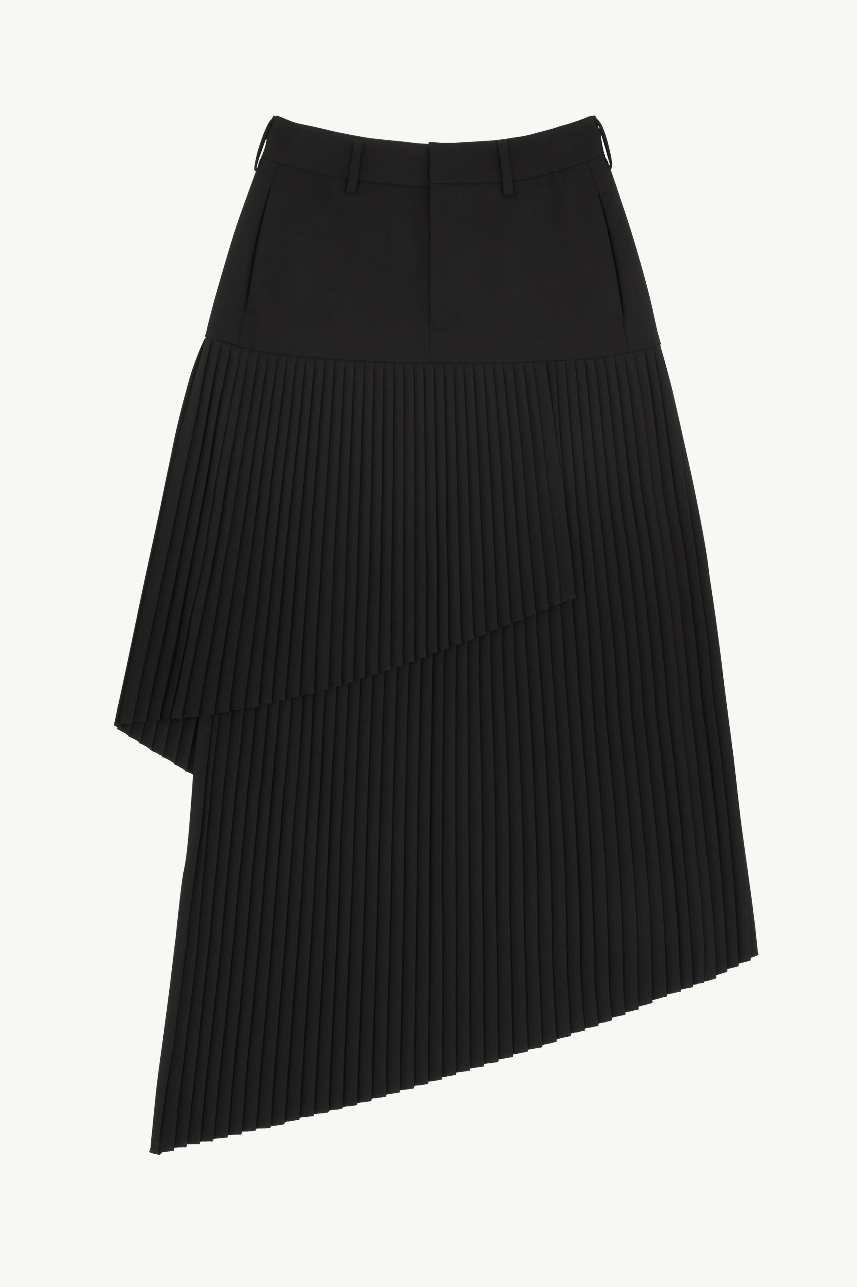 Gonna maxi in gabardina morbida