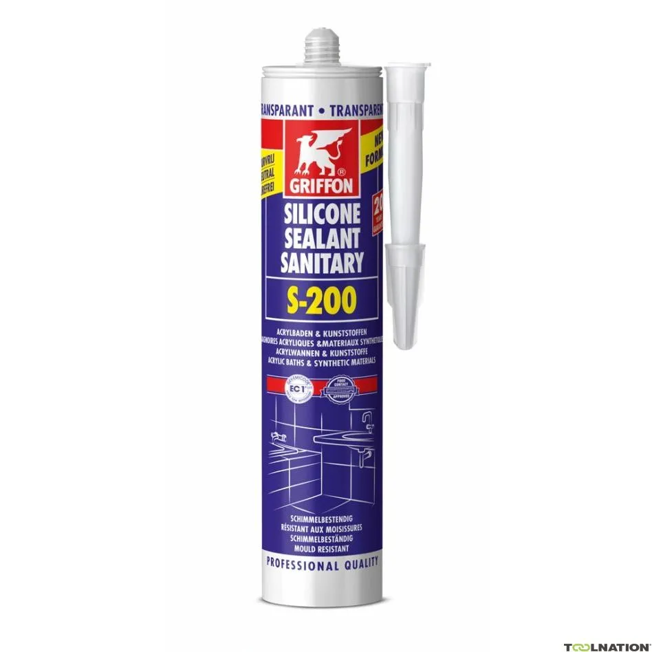 Griffon 6315510 Silicone Sanitaire S-200 300 ml trasparente
