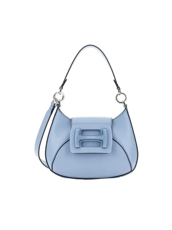 Hobo mini h-bag in pelle liscia
