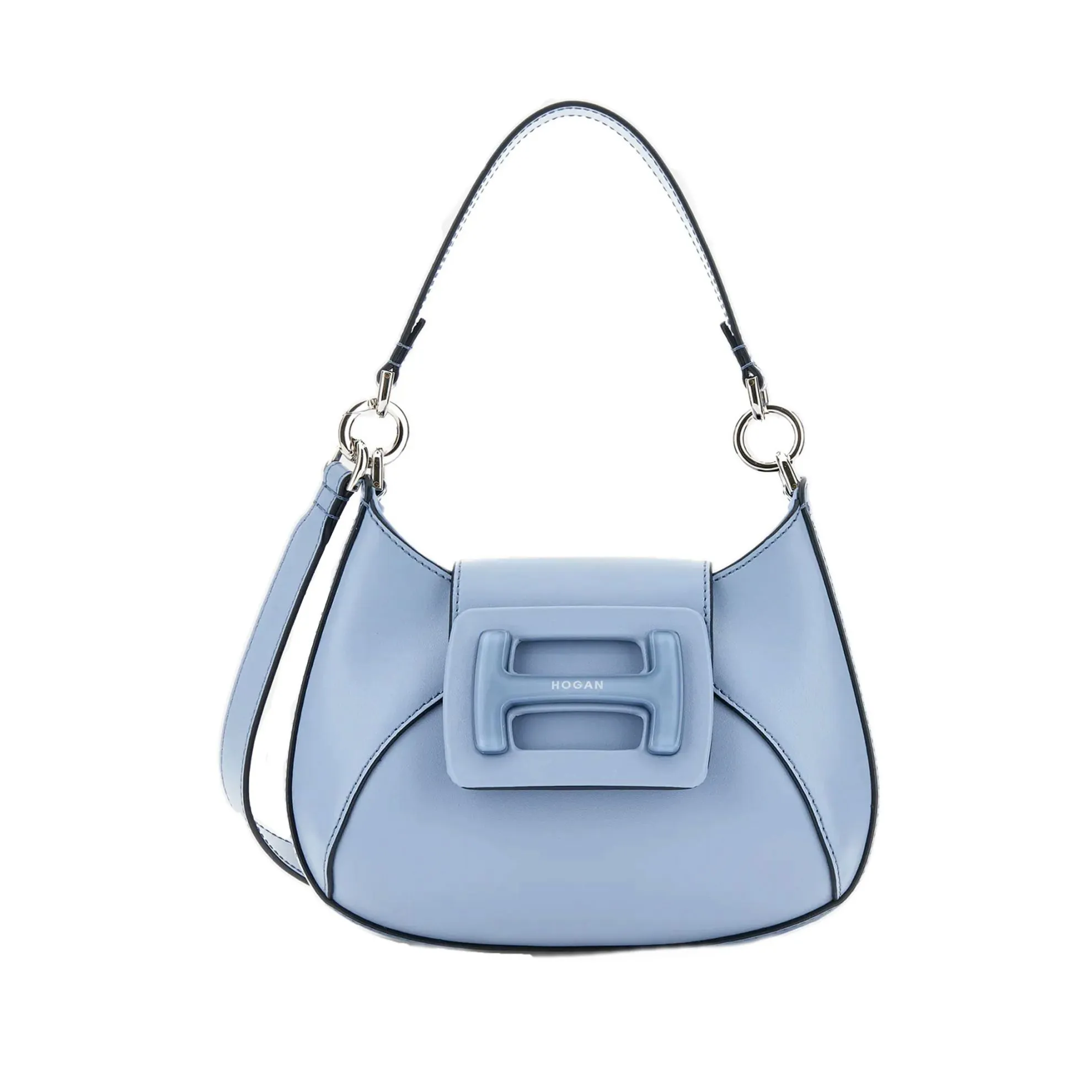 Hobo mini h-bag in pelle liscia