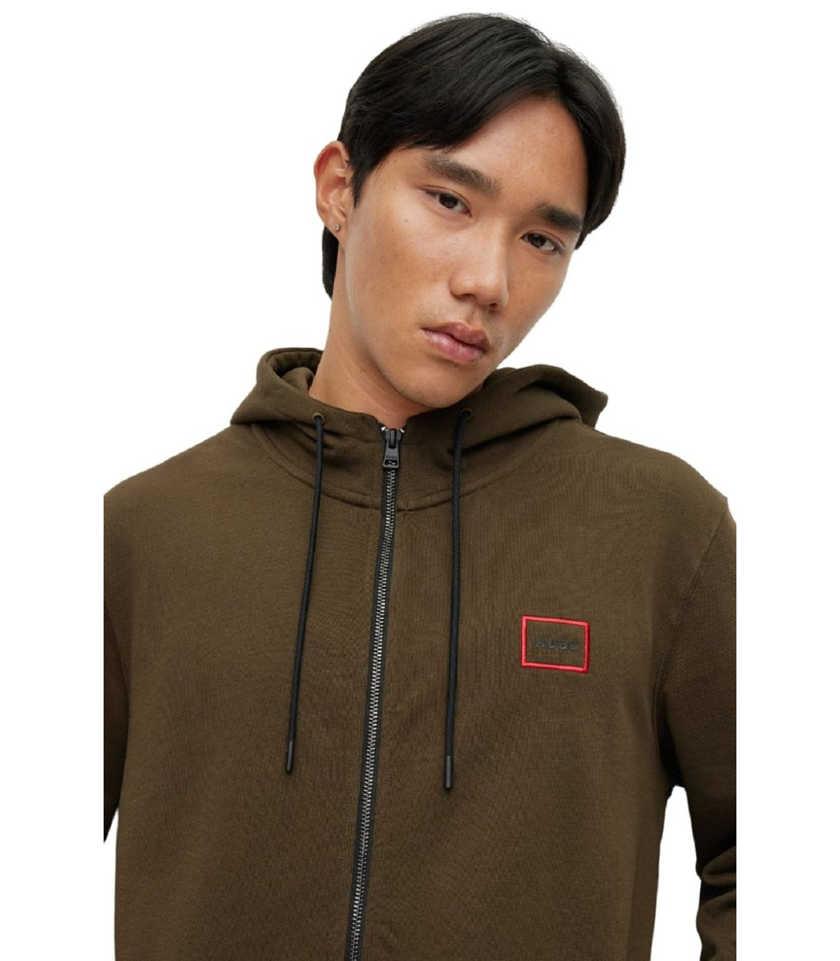 Hugo Uomo Felpa Con Zip Con Cappuccio