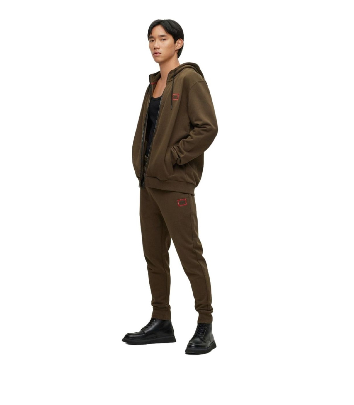 Hugo Uomo Felpa Con Zip Con Cappuccio