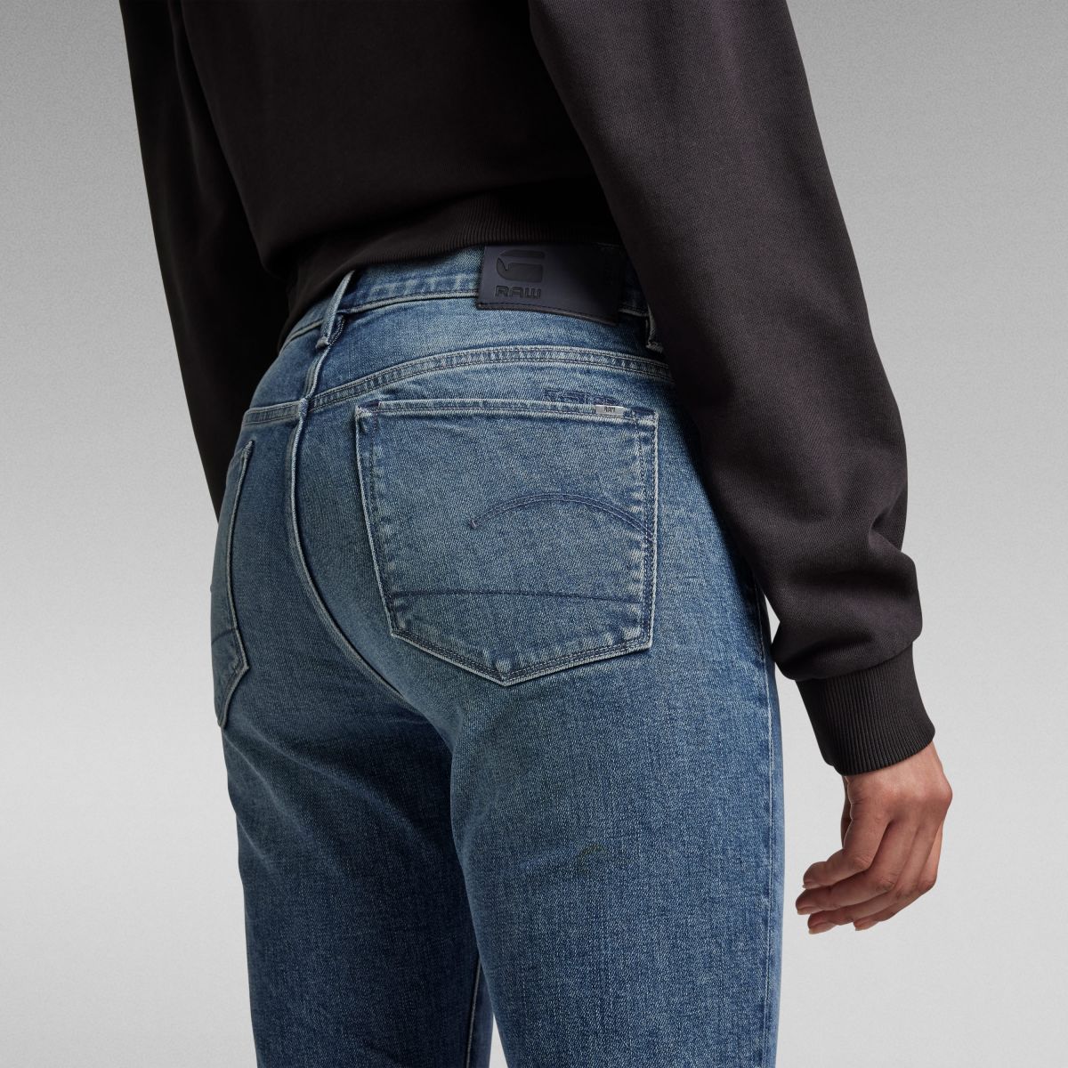 JEANS Donna G-STAR D21290 C052 - 3301 FLARE JEANS FADED CASCADE