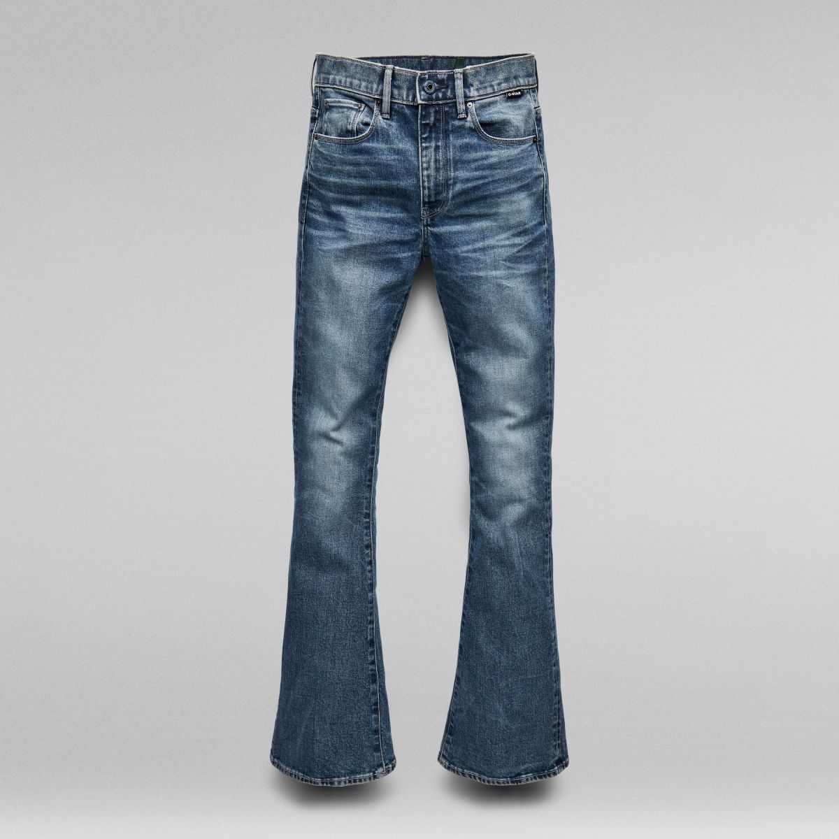 JEANS Donna G-STAR D21290 C052 - 3301 FLARE JEANS FADED CASCADE