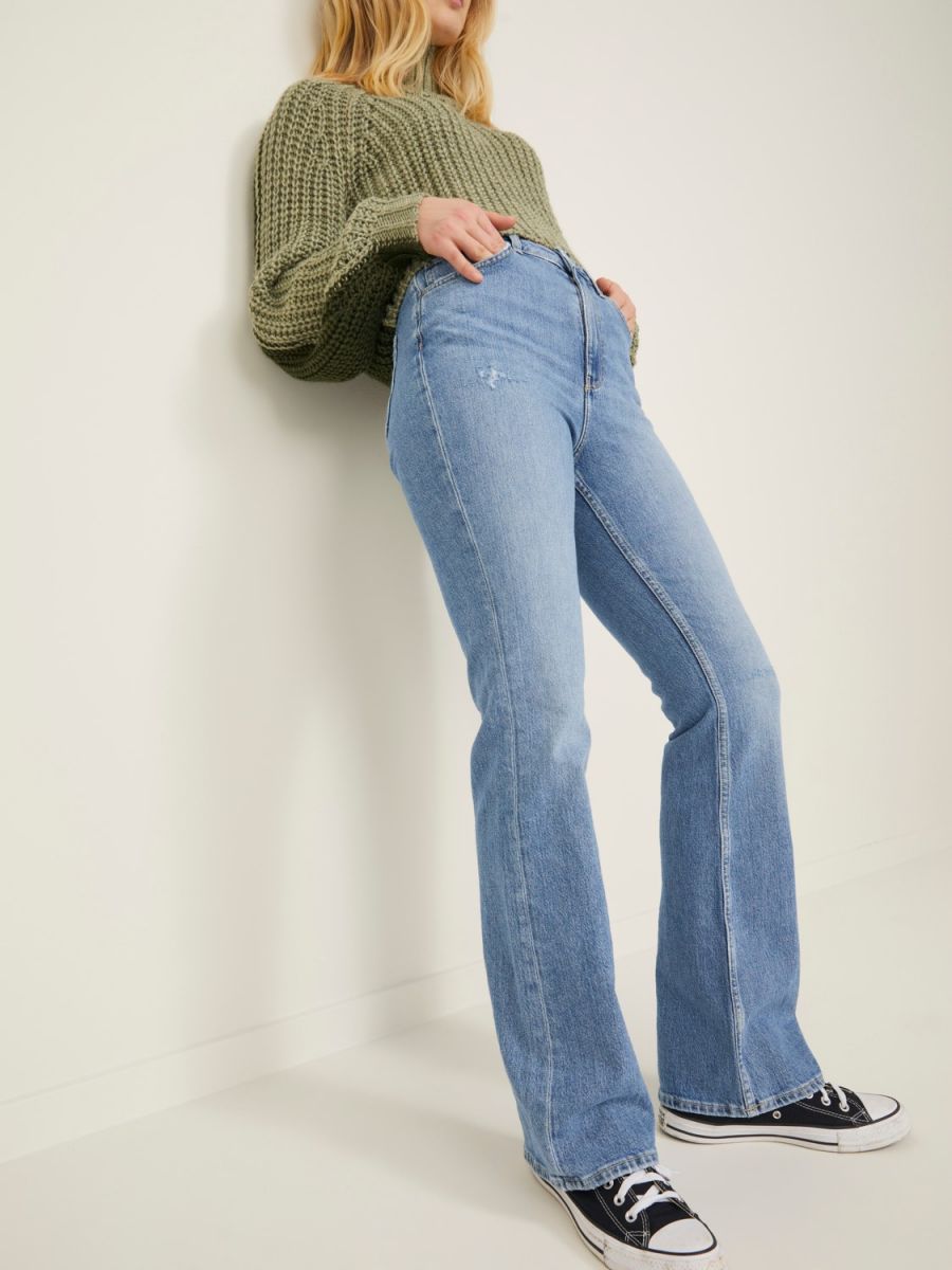 JEANS Donna JJXX 12217368 TUTIN BOOTCUT MEDIUM BLUE DENIM