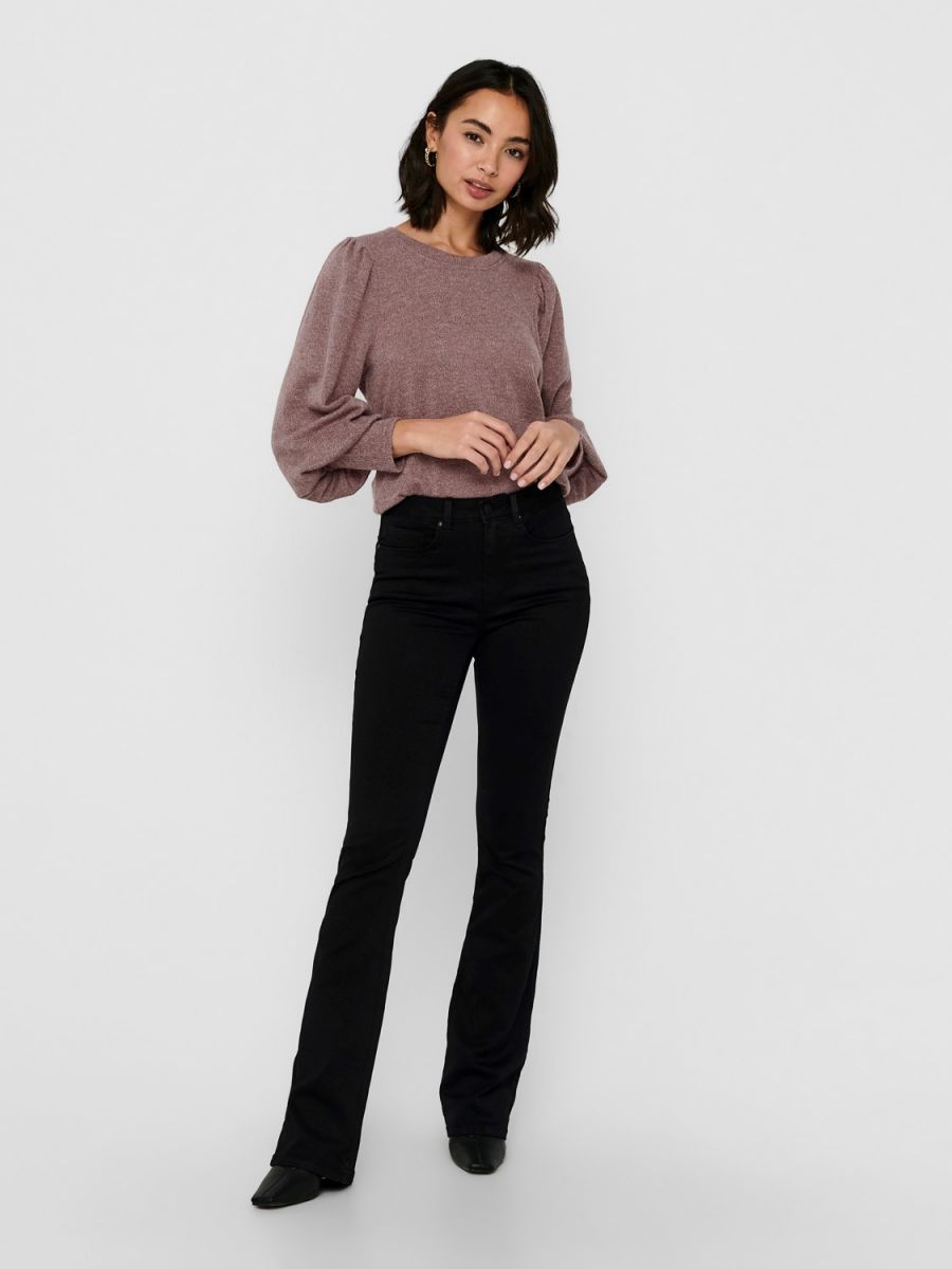 JEANS Donna ONLY 15163338 ROYAL HIGH BLACK