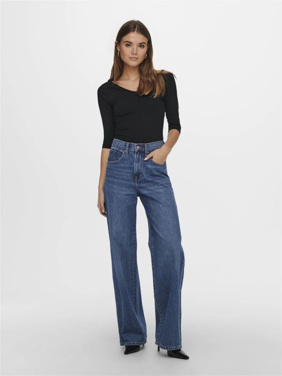 JEANS Donna ONLY 15222046 HOPE L.34 MEDIUM BLUE DENIM