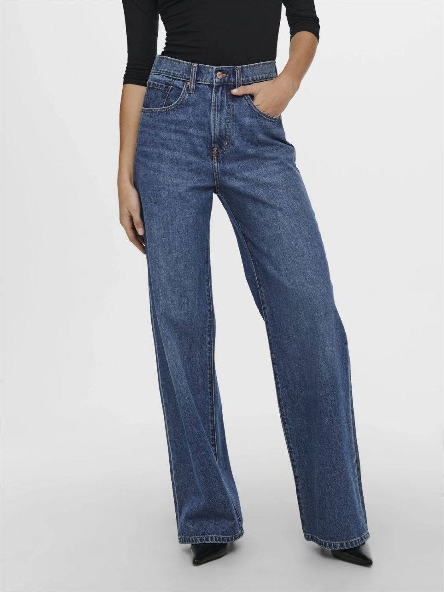 JEANS Donna ONLY 15222046 HOPE L.34 MEDIUM BLUE DENIM