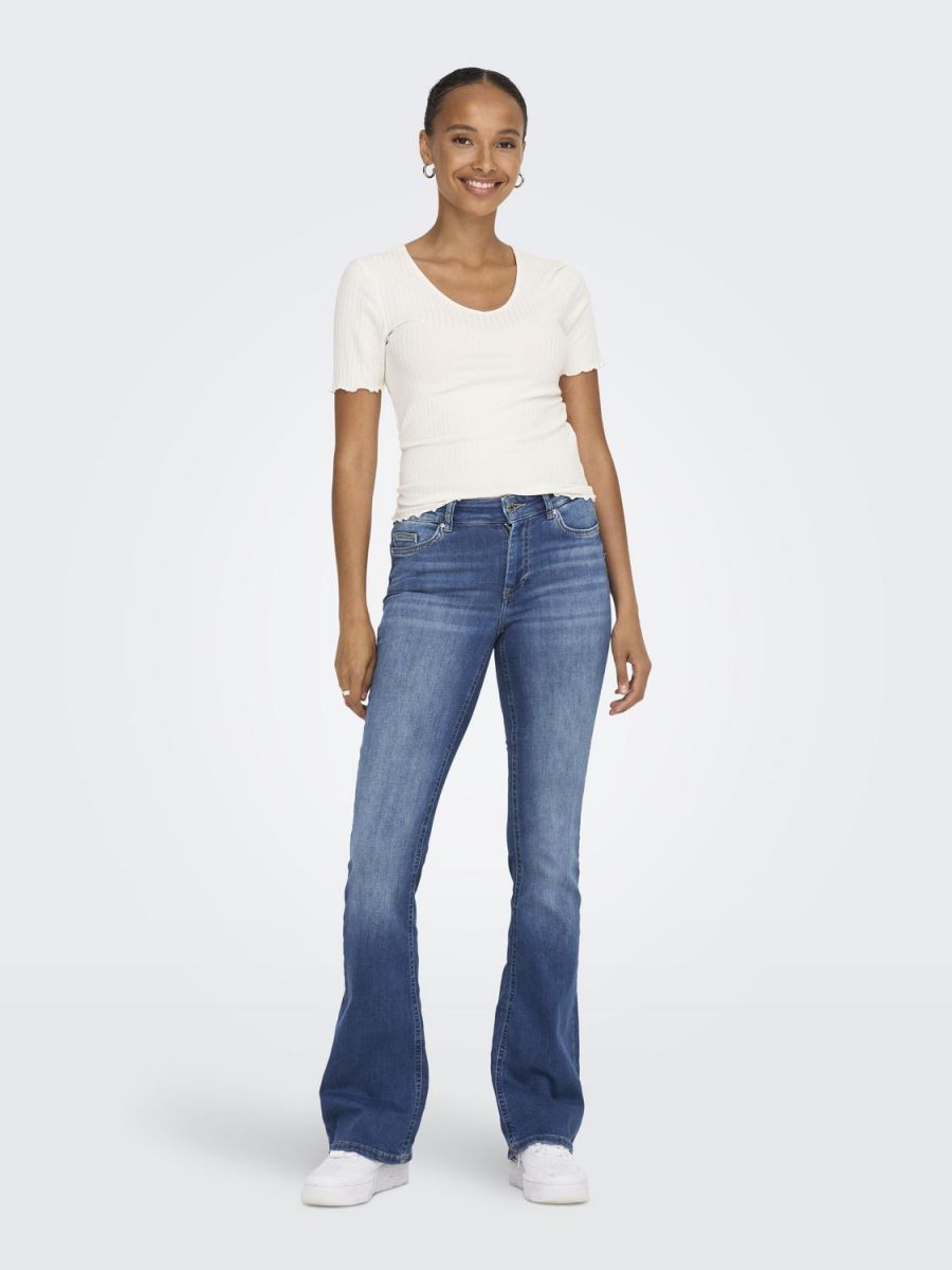 JEANS Donna ONLY 15223514 BLUSJ MEDIUM BLUE DENIM