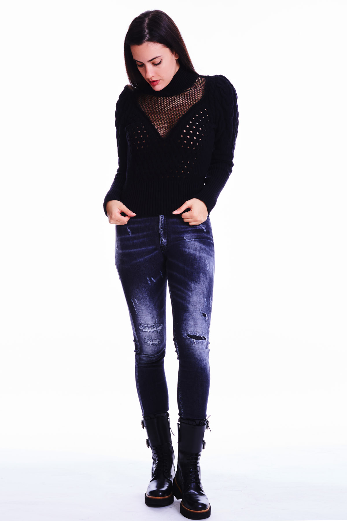 Jeans skinny a vita alta Iris