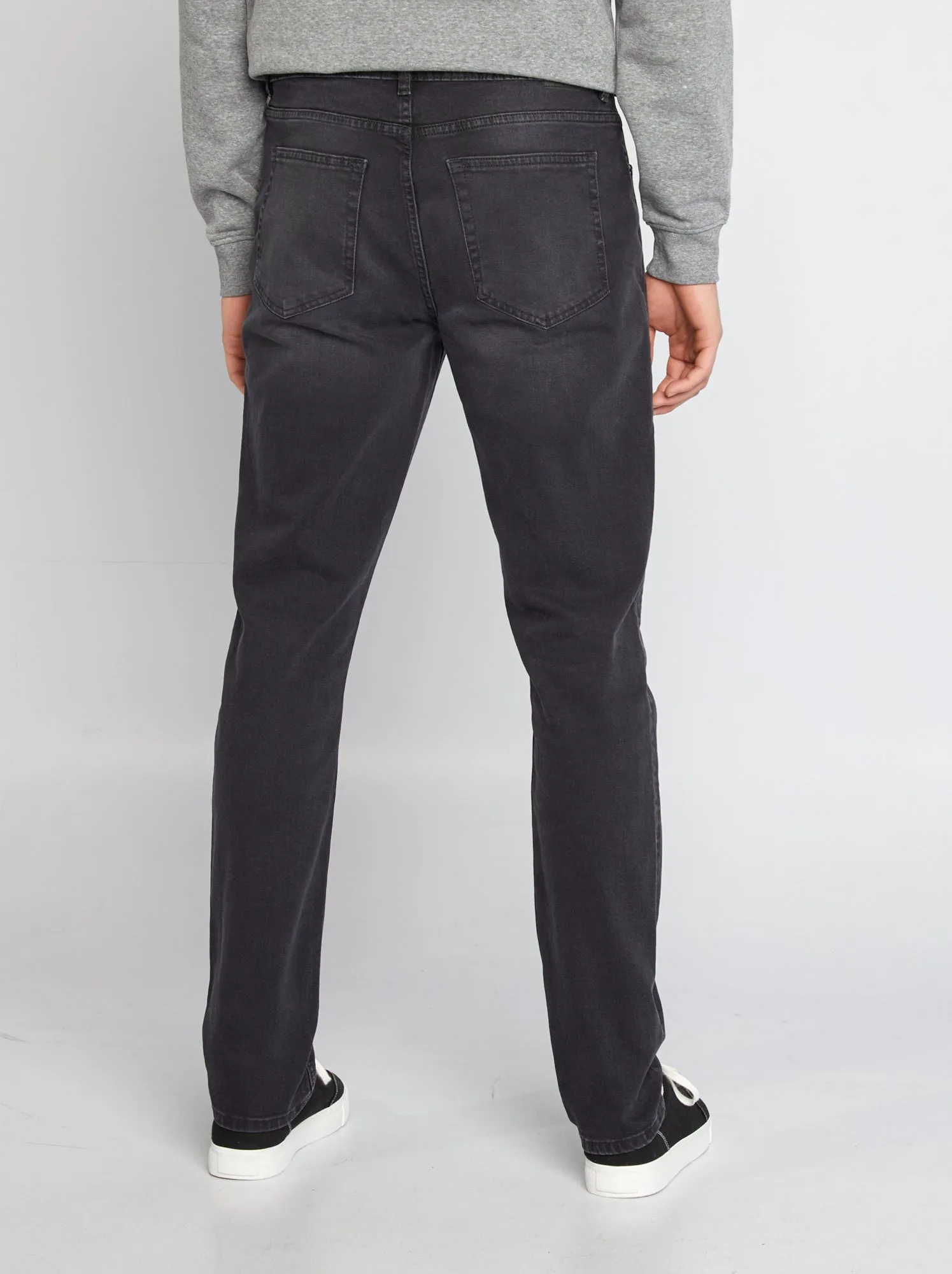 Jeans slim fit in cotone stretch - L38 - GRIGIO