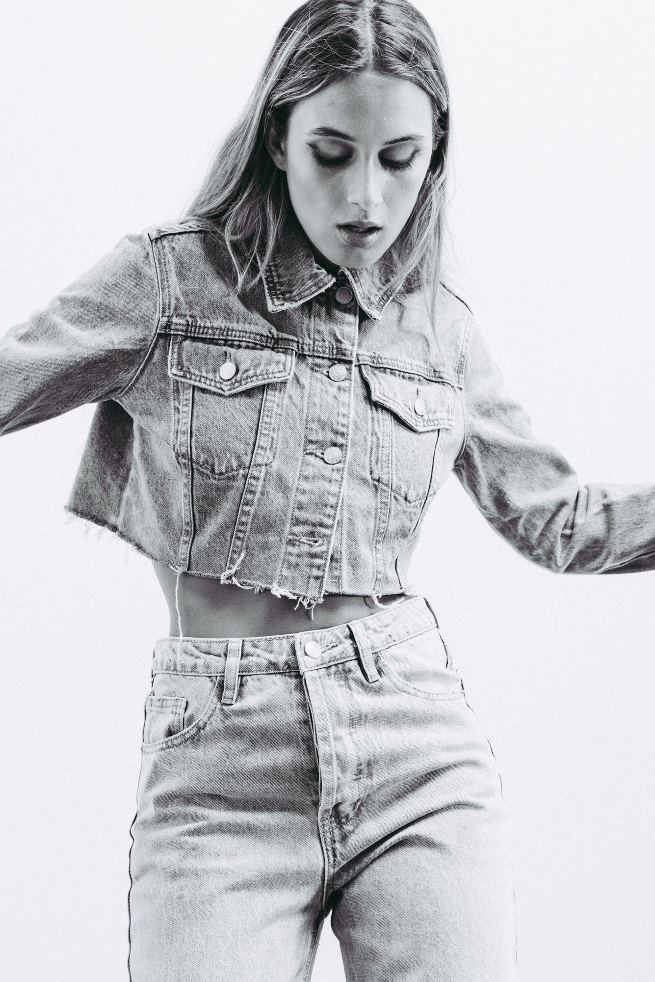 Jeans straight rotos