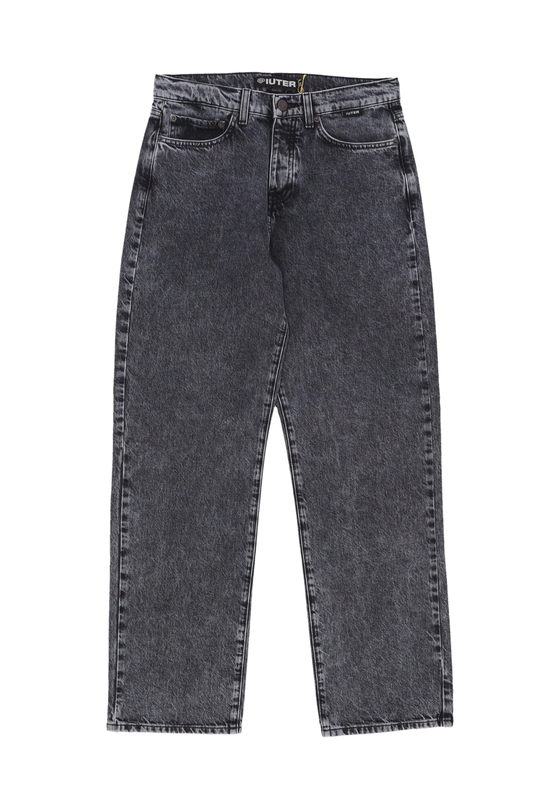 Jeans Uomo Loose Denim Pants Dark Grey