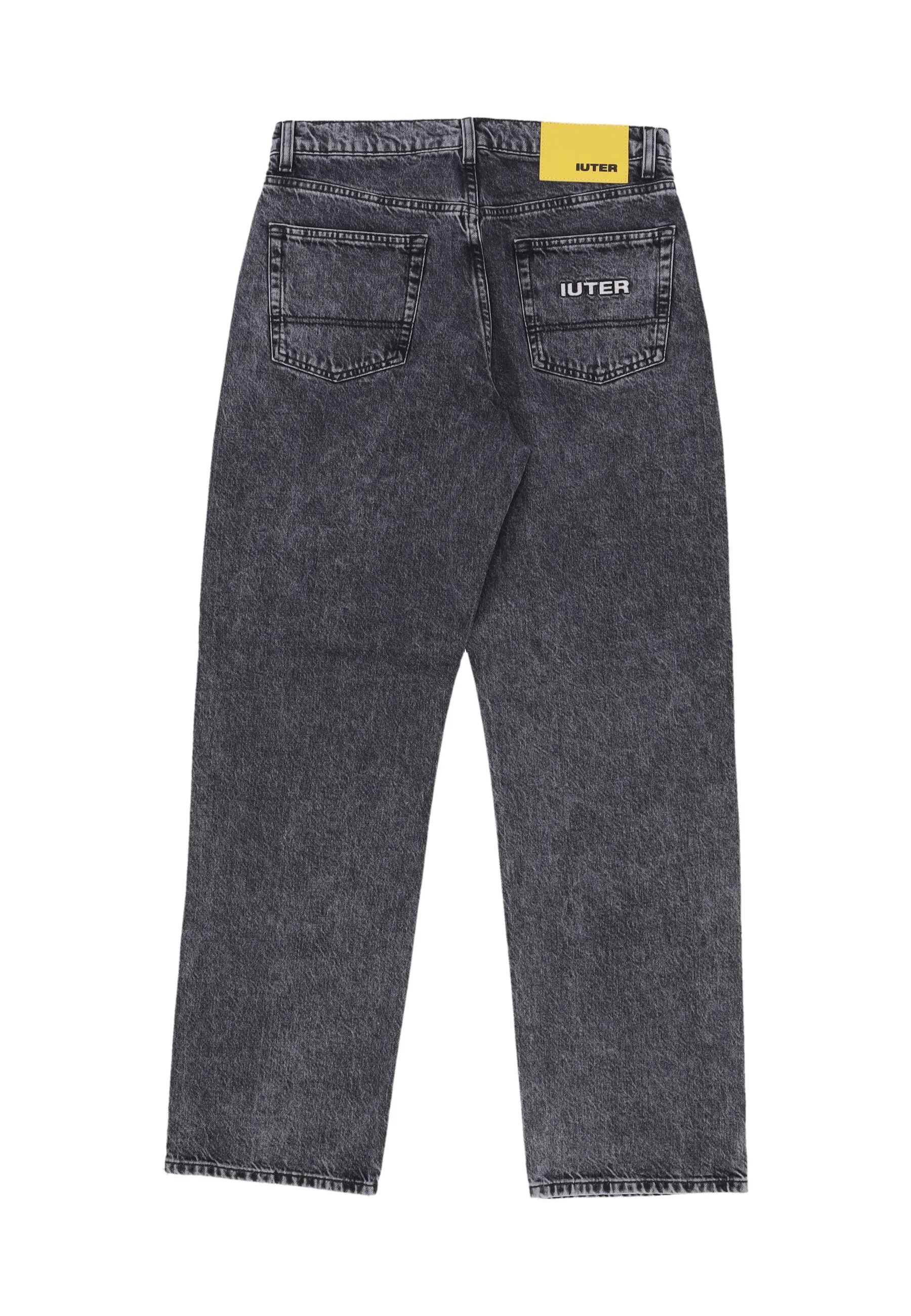 Jeans Uomo Loose Denim Pants Dark Grey