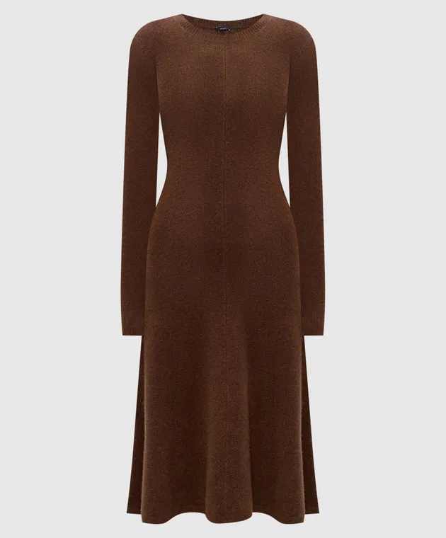 JOSEPH Abito in cashmere marrone JF008590
