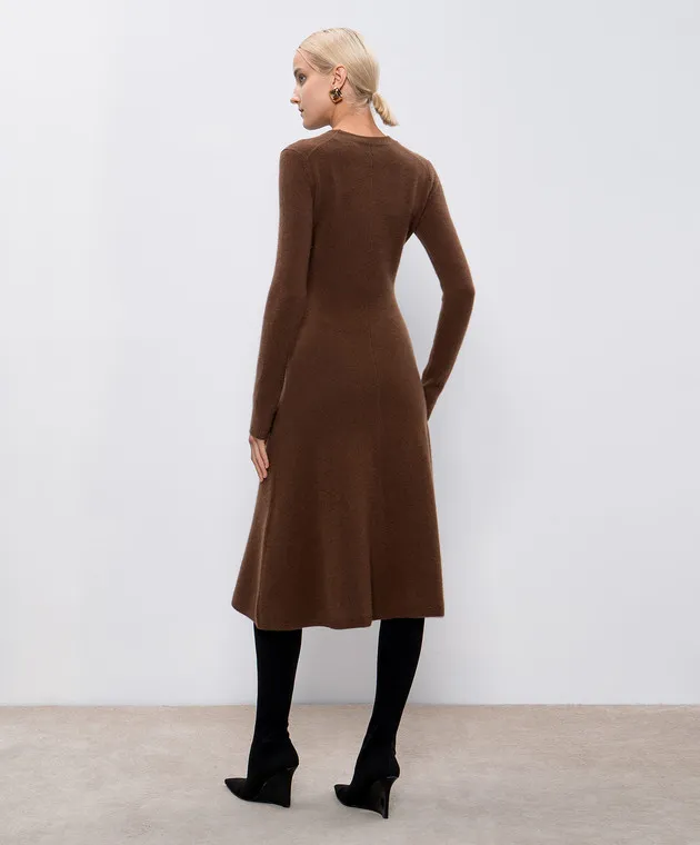 JOSEPH Abito in cashmere marrone JF008590