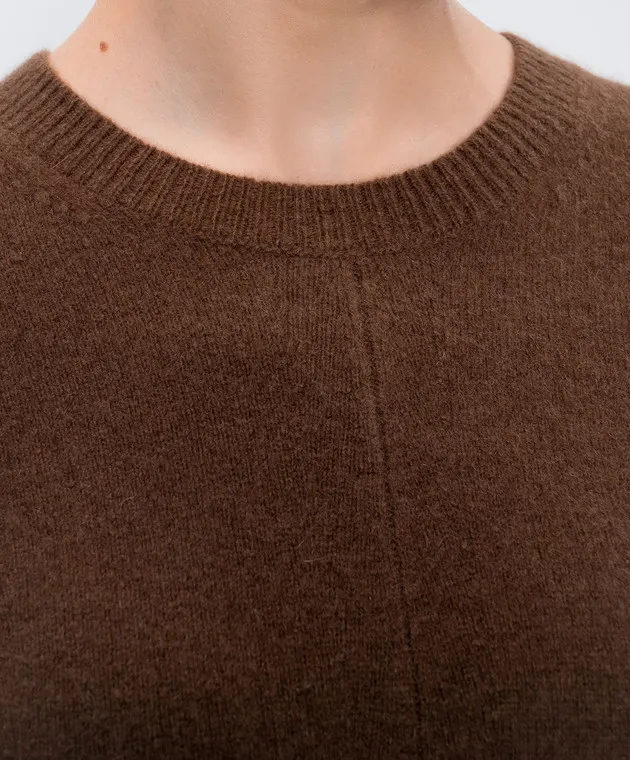 JOSEPH Abito in cashmere marrone JF008590