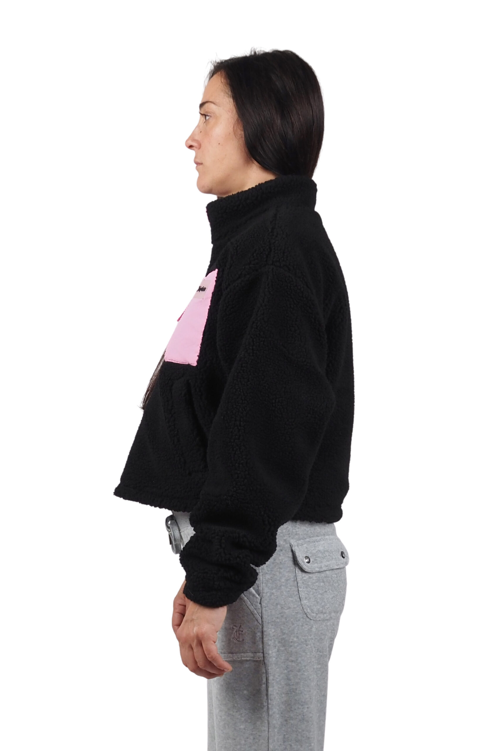 Juicy Couture Tiffany Crop sherpa zip