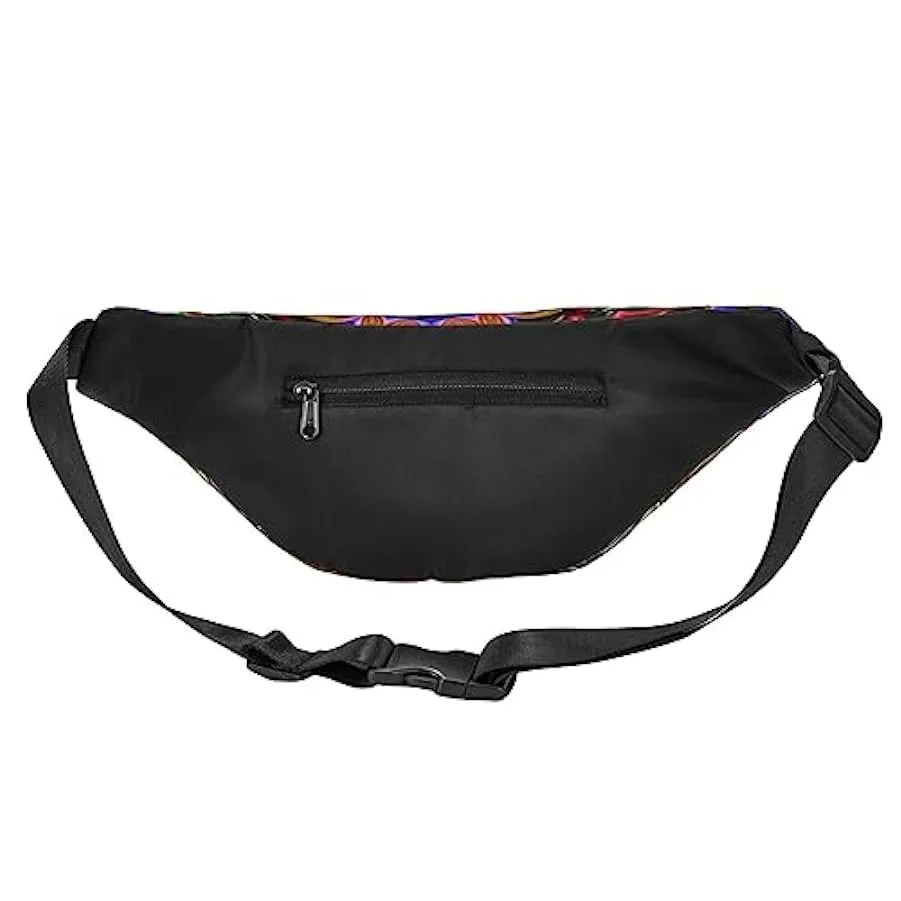 Kaleidoscope Marsupio per donne uomini marsupio cintura regolabile casual marsupio marsupio per viaggi escursionismo marsupio ma