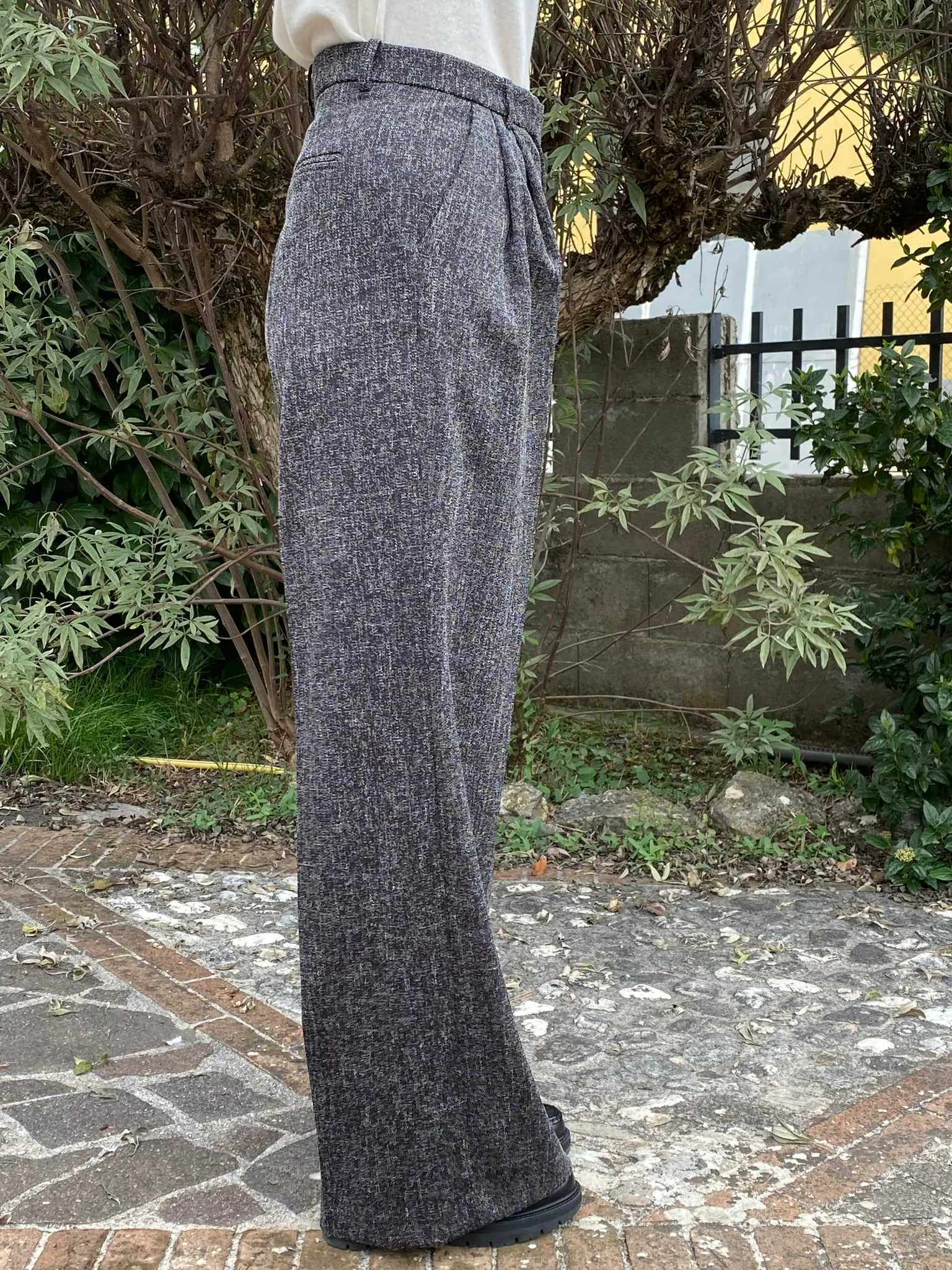 KAOS DONNA pantalone donna a palazzo doppia pinces QI1CO062