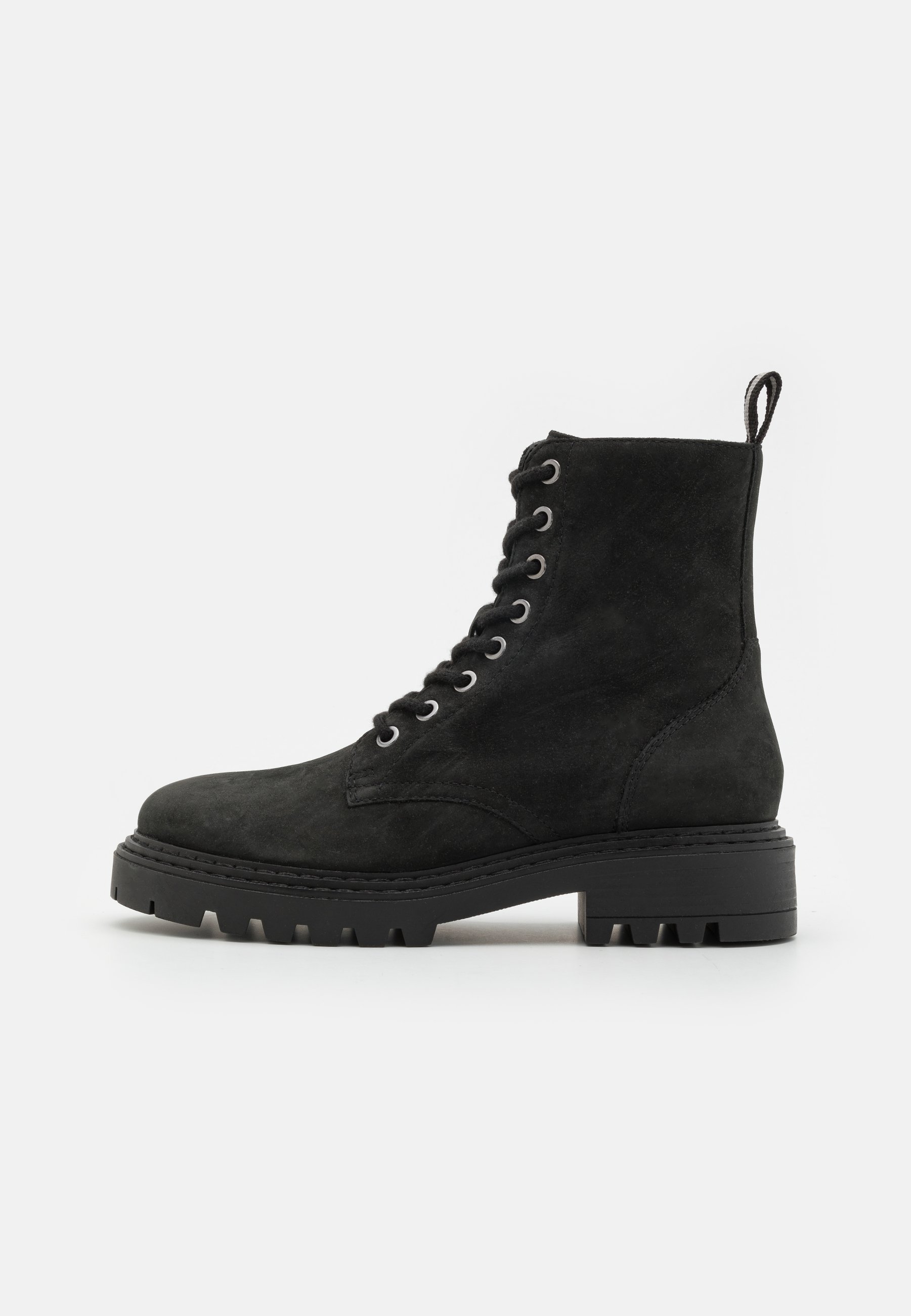 LEATHER - Stivaletti stringati