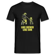 'Like Father Like Son Motocross Motocross Papà Motoc' Maglietta uomo 