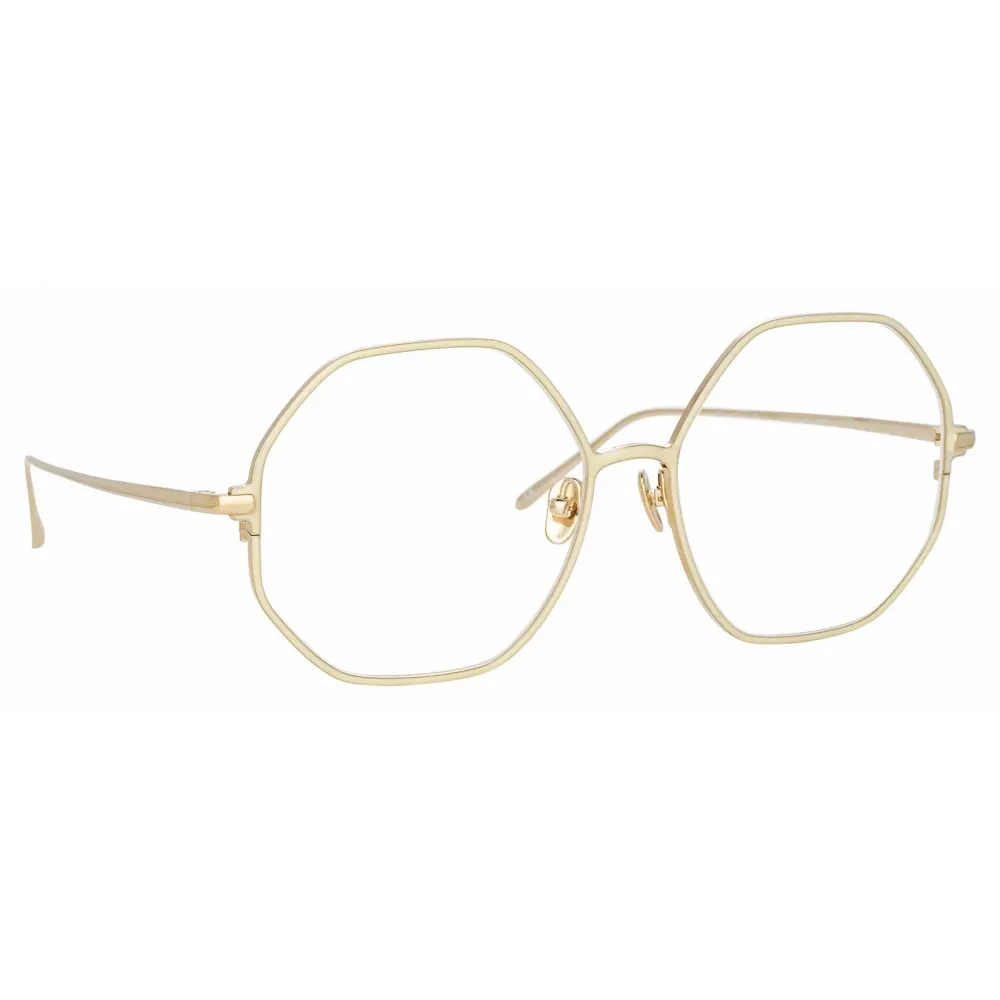 Linda Farrow - Occhiali da Vista Leif Oversized in Oro Chiaro Crema - LFL1148C8OPT - Linda Farrow Eyewear