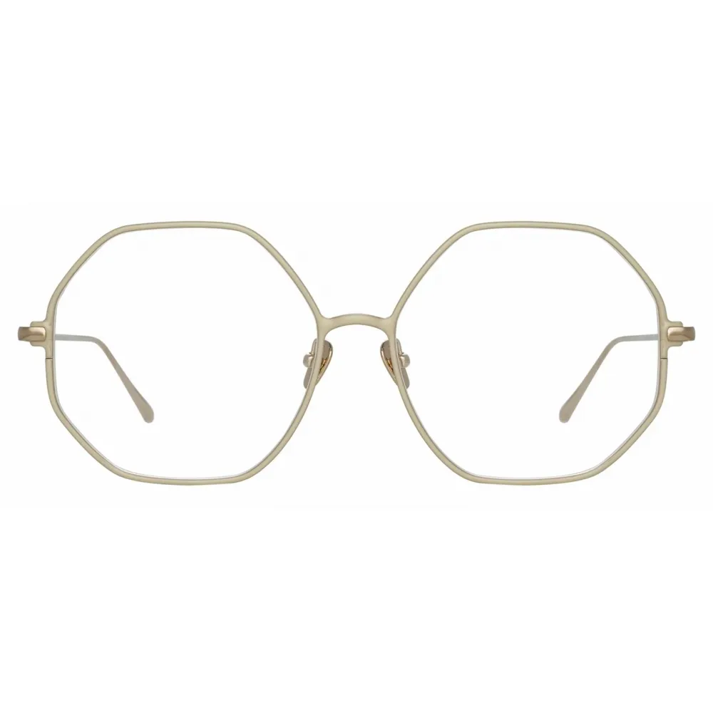 Linda Farrow - Occhiali da Vista Leif Oversized in Oro Chiaro Crema - LFL1148C8OPT - Linda Farrow Eyewear