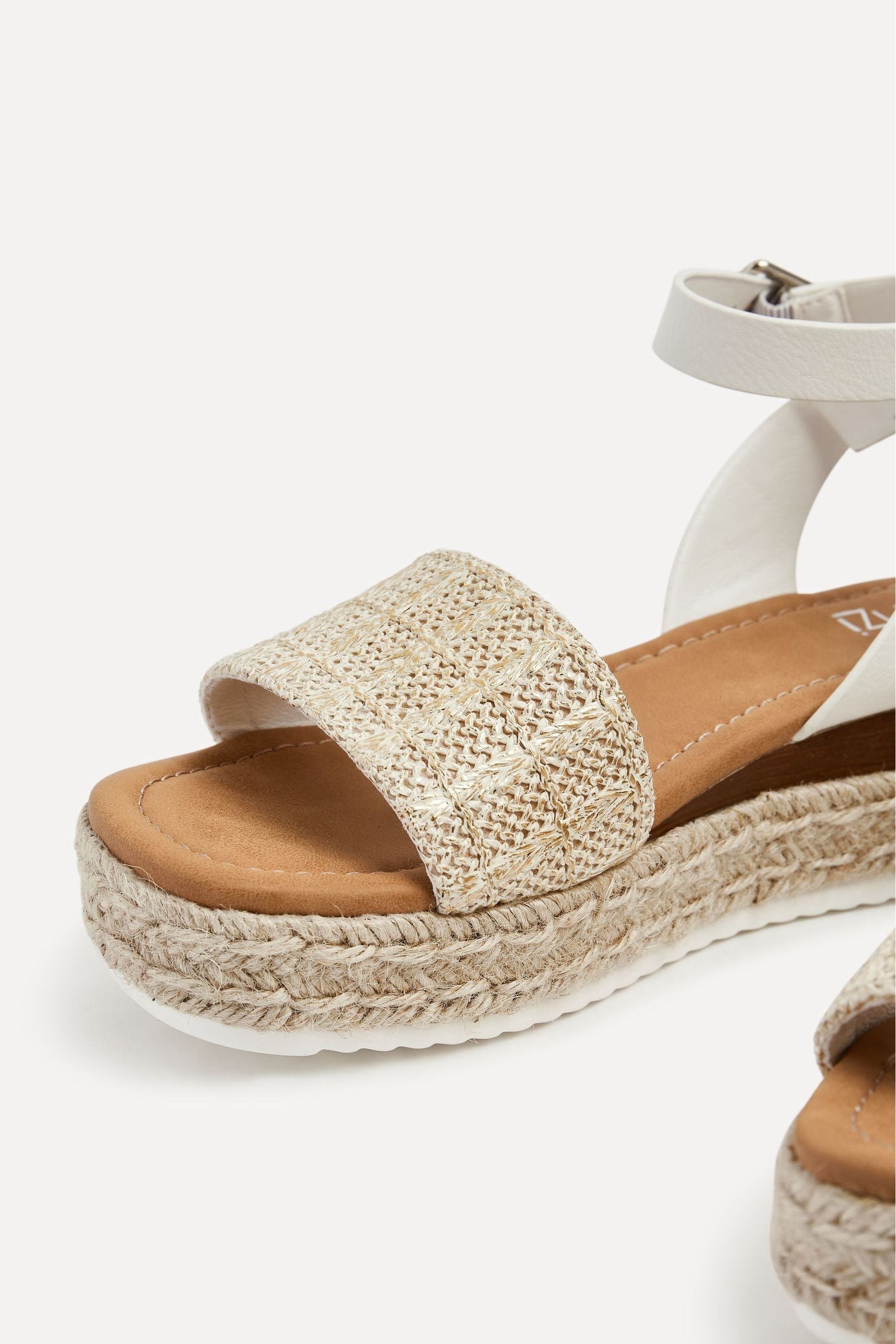 Linzi Anya - Zeppe in due parti ispirate alle espadrillas con plateau