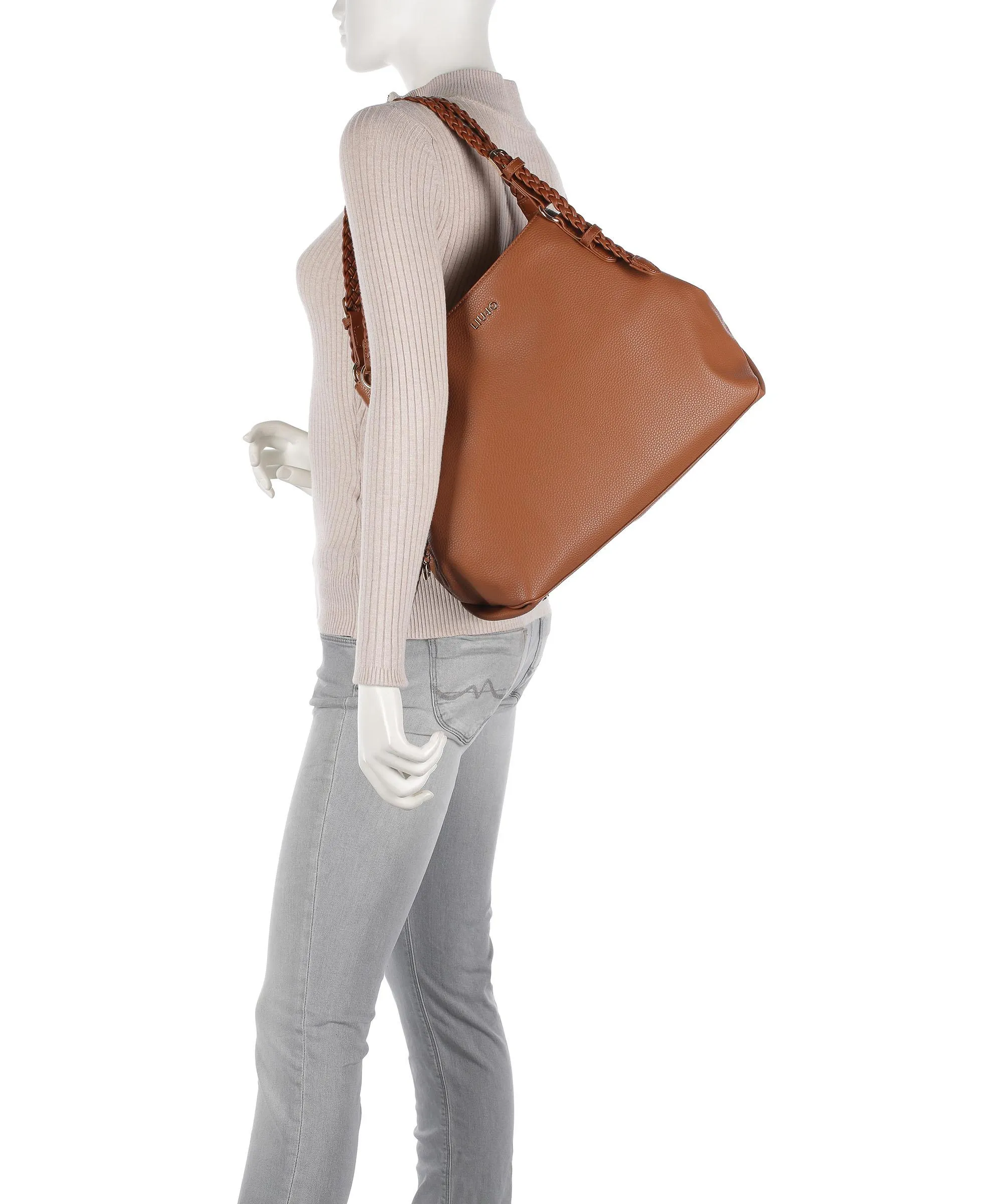  Liu Jo Campanula Borsa hobo pelle sintetica marrone  
