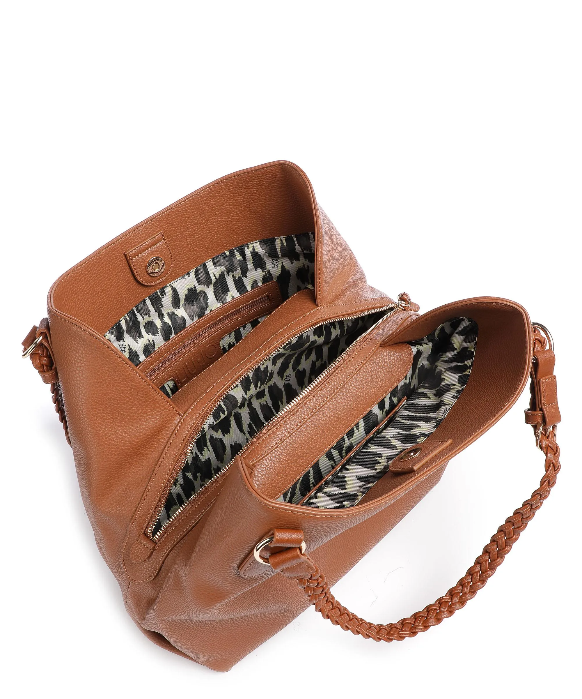  Liu Jo Campanula Borsa hobo pelle sintetica marrone  