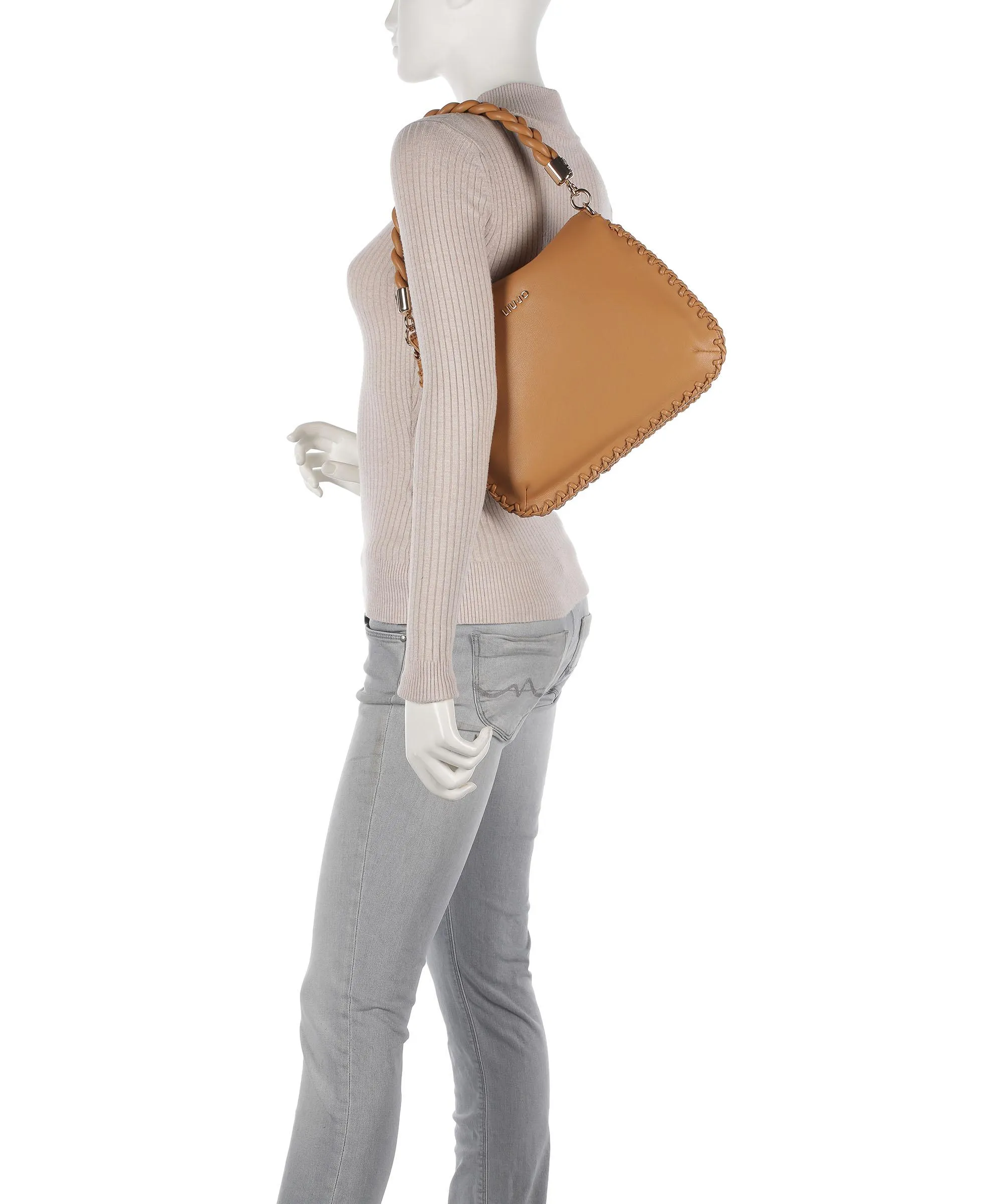  Liu Jo Franklinia Borsa hobo pelle sintetica marrone chiaro  