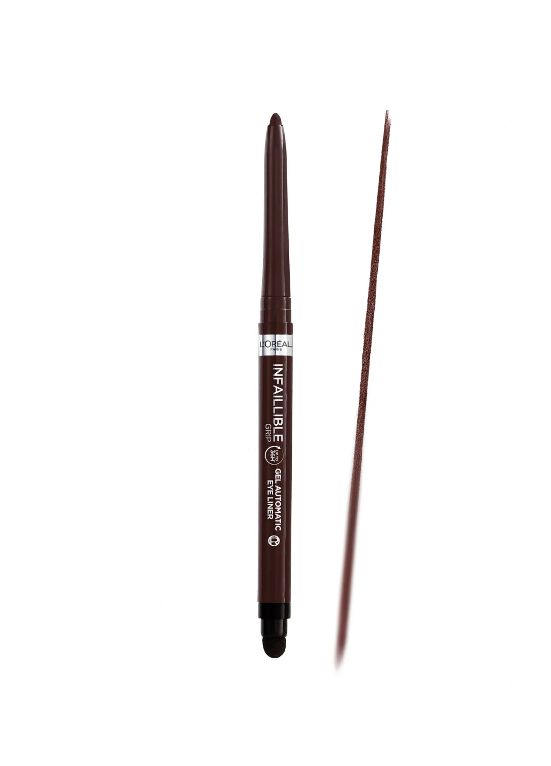 L'OREAL  L'Oréal Paris Matita Automatica in Gel Infaillible 36H Grip Liner, Tratto Sfumabile a Lunga Tenuta, Waterproof, Formula