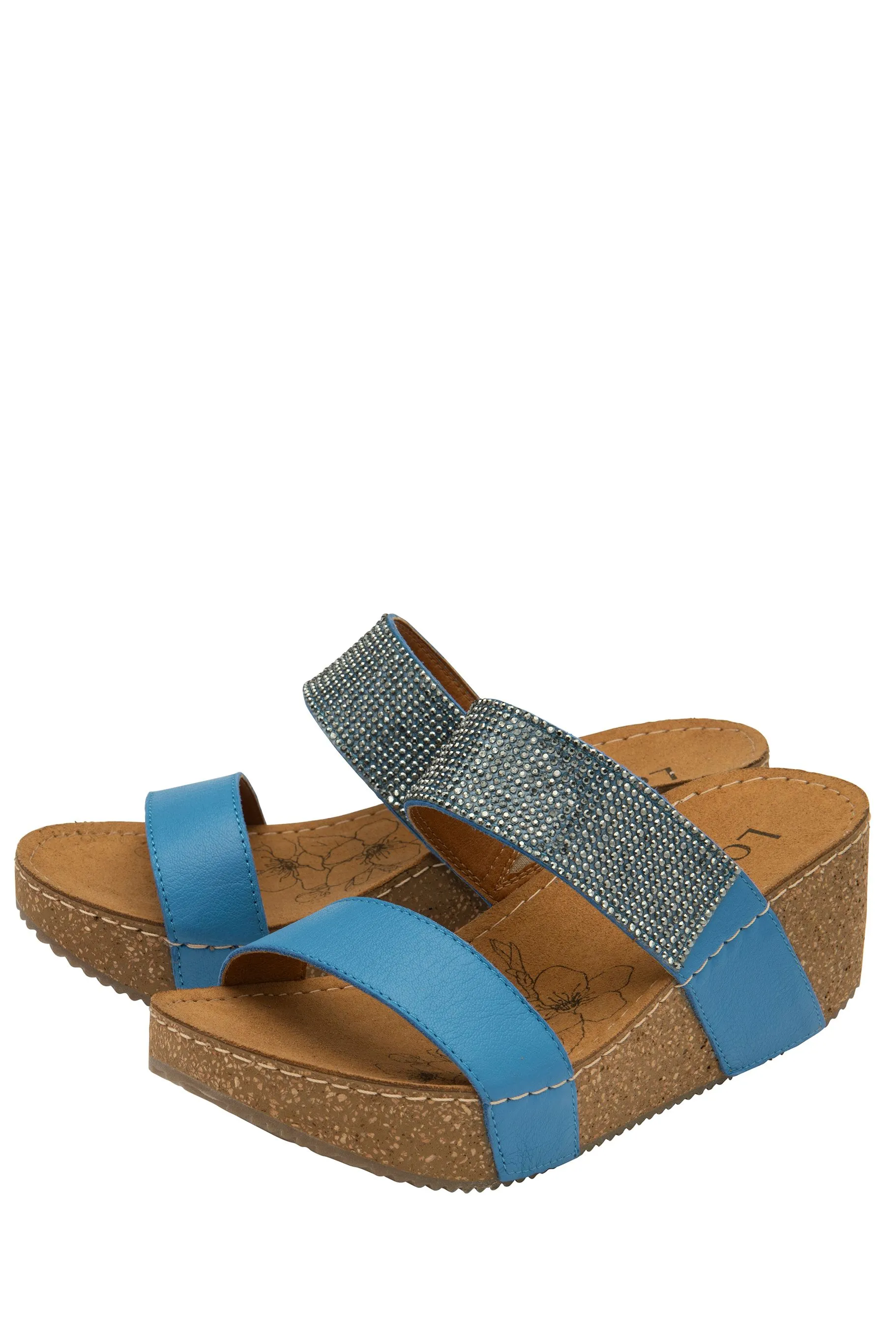 Lotus - Sandali a sabot con zeppa