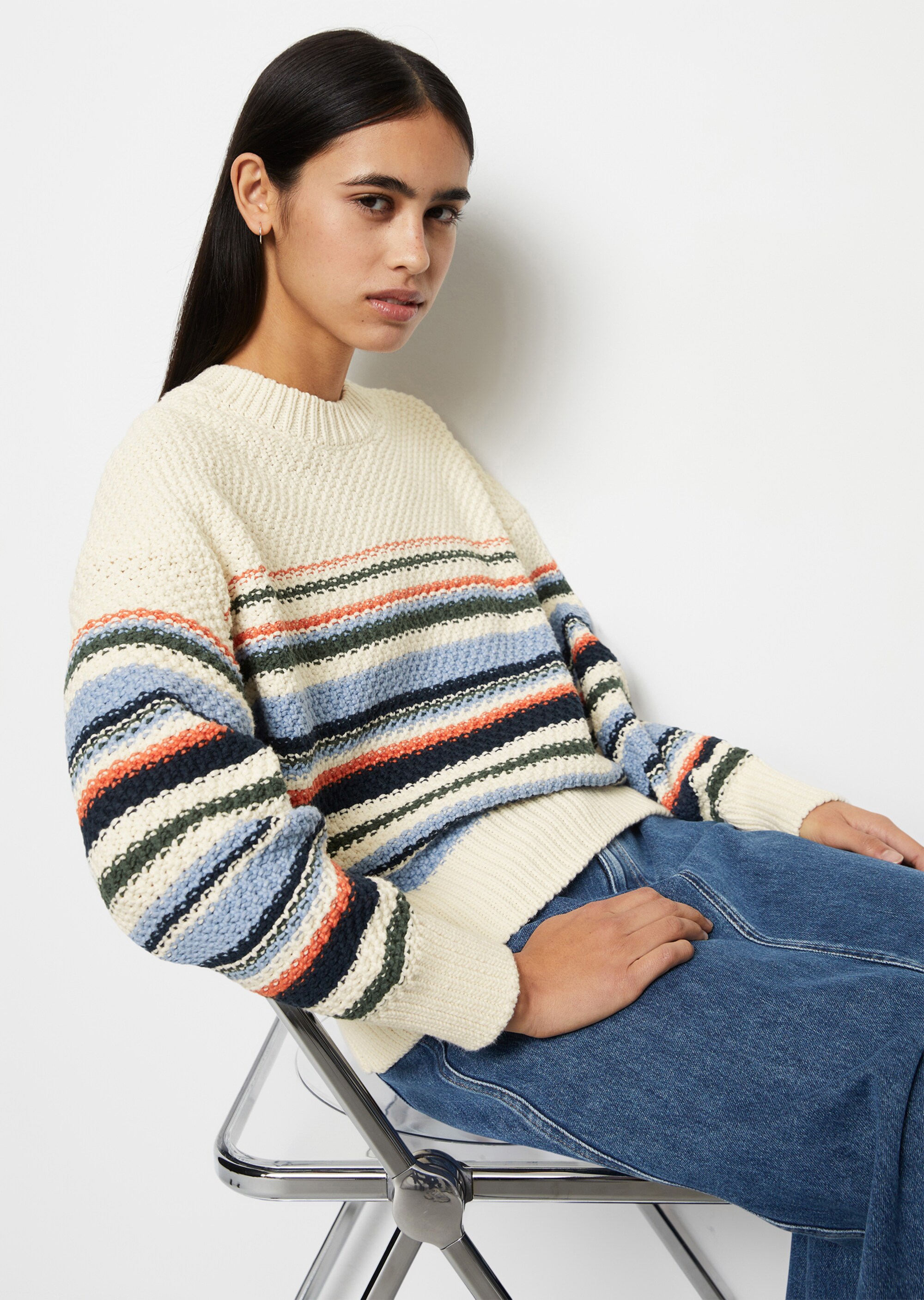 Maglia oversize in filato di nastro