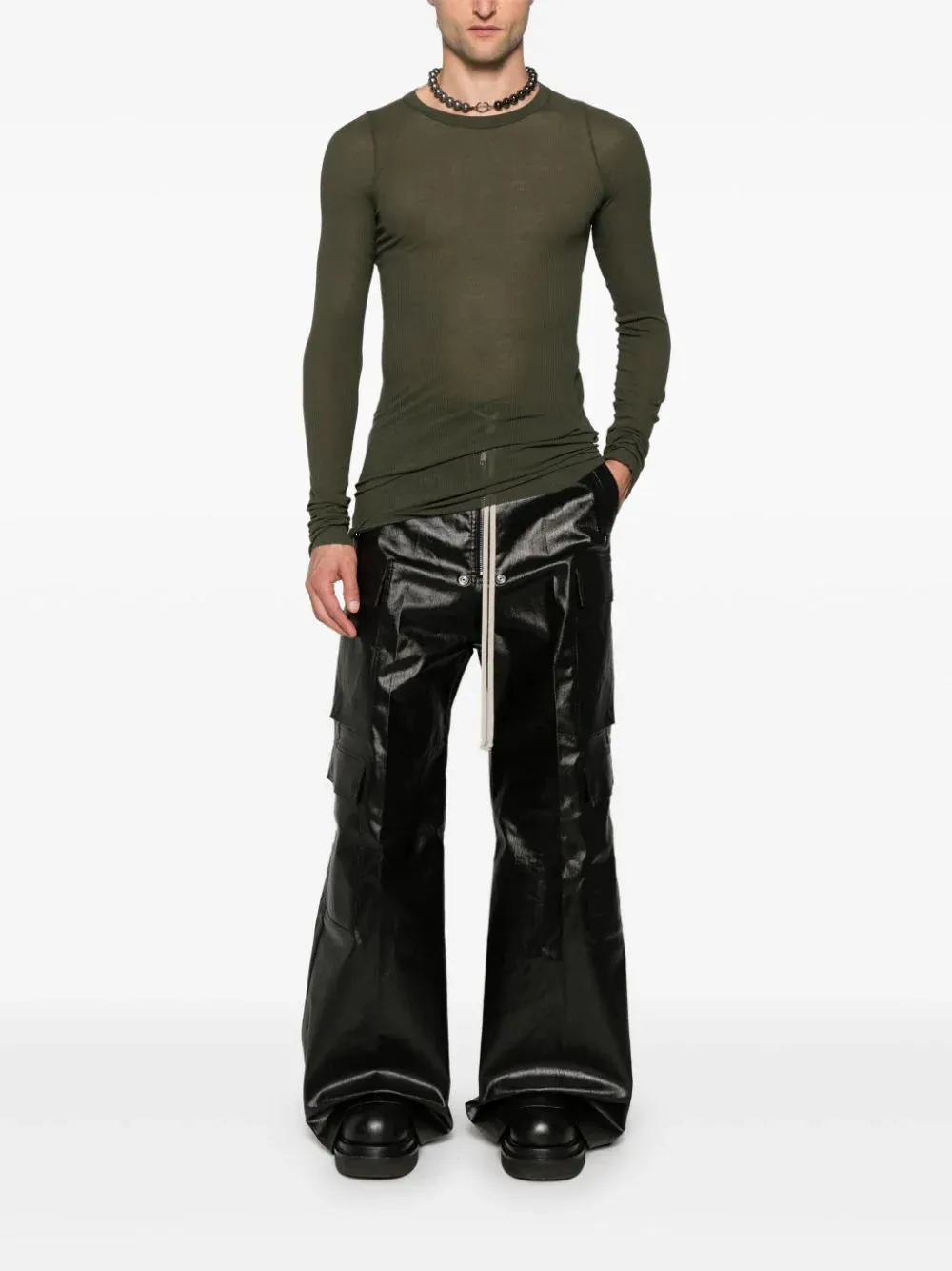 Maglietta a coste di Rick Owens