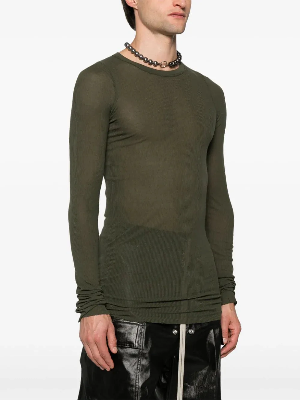 Maglietta a coste di Rick Owens
