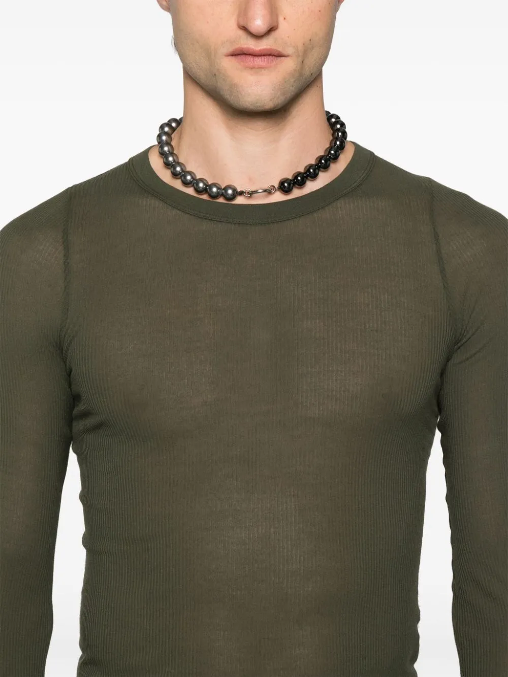 Maglietta a coste di Rick Owens