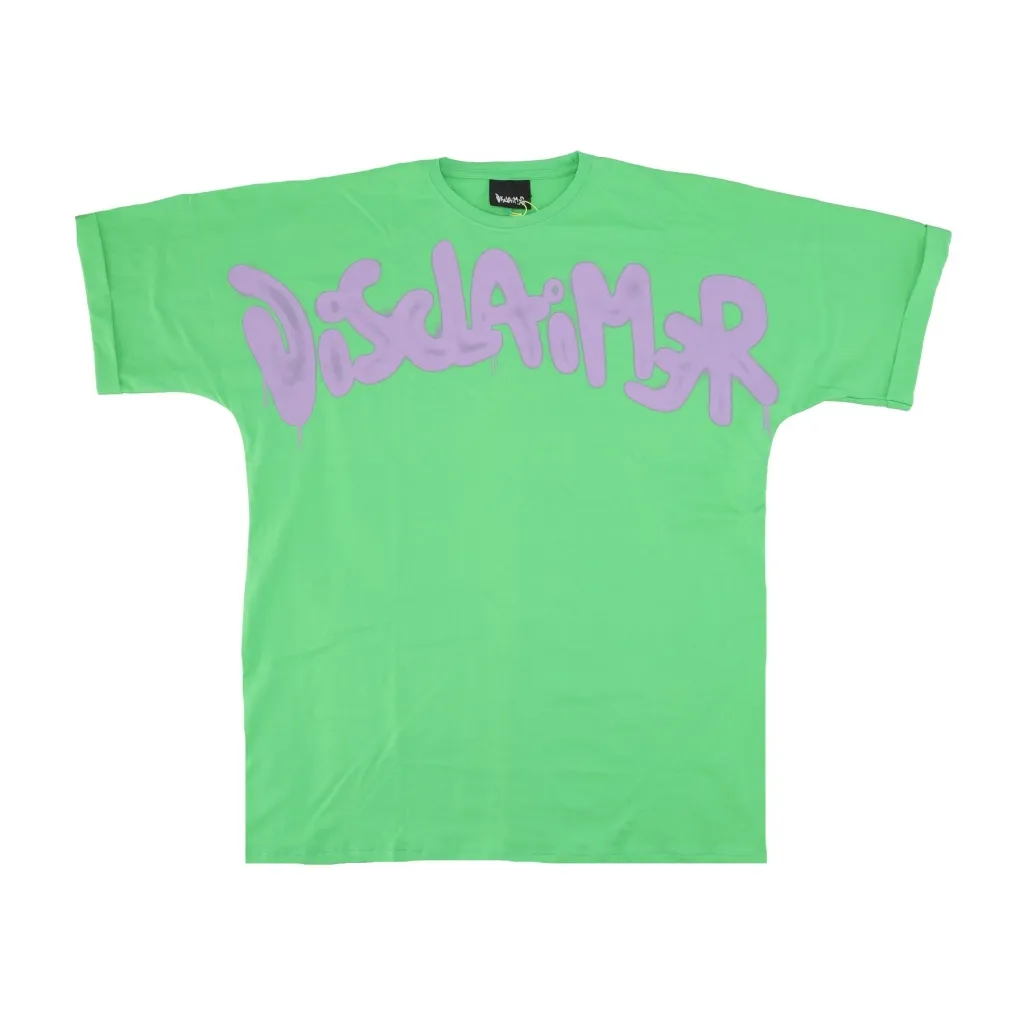 maglietta donna w logo maxi tee LIME/ST LILAC