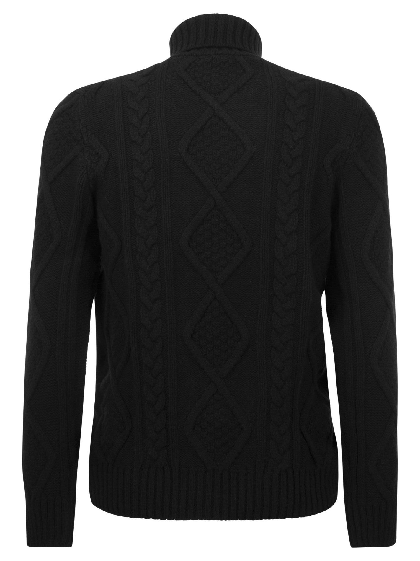 Maglione a collo alto in lana