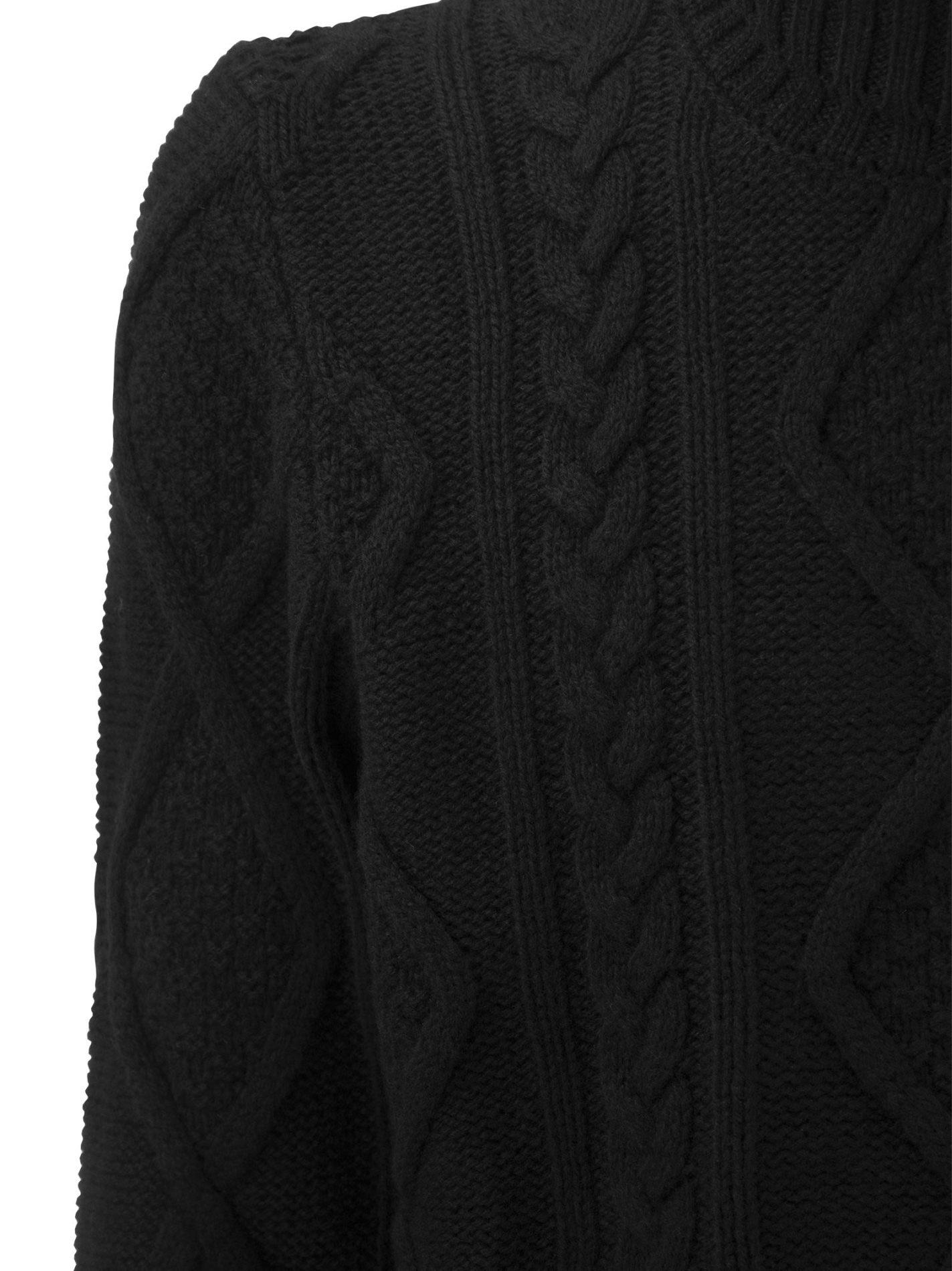 Maglione a collo alto in lana