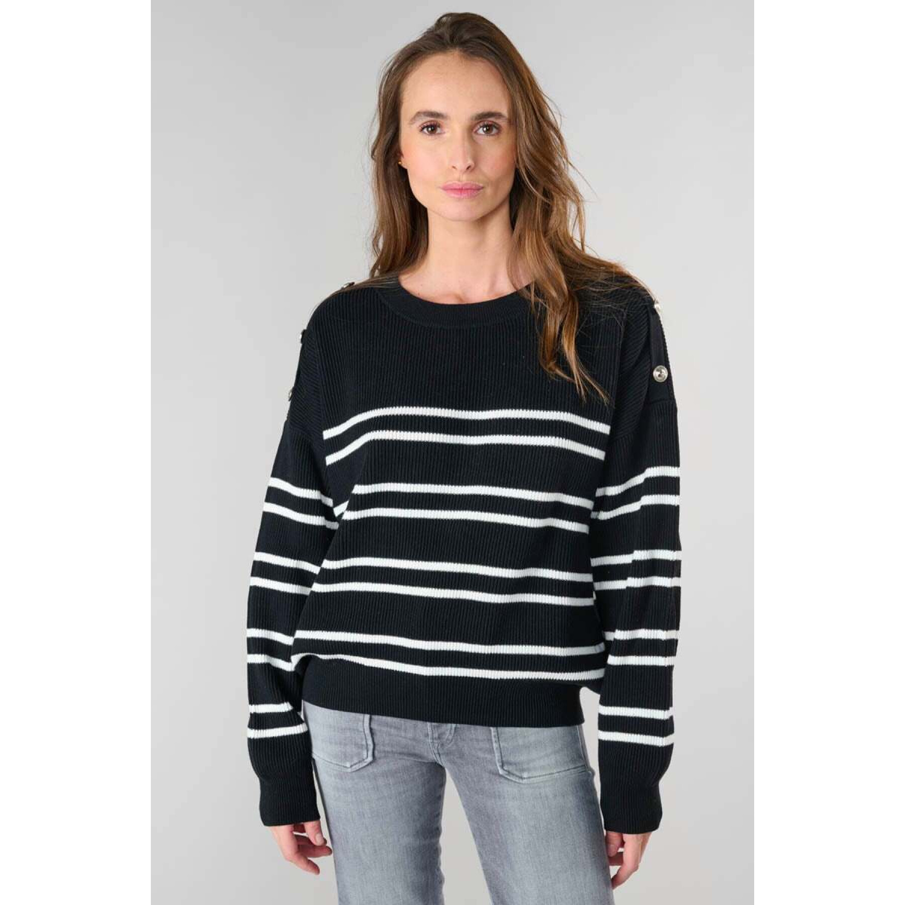 Maglione a righe da donna Le Temps des cerises Apocy